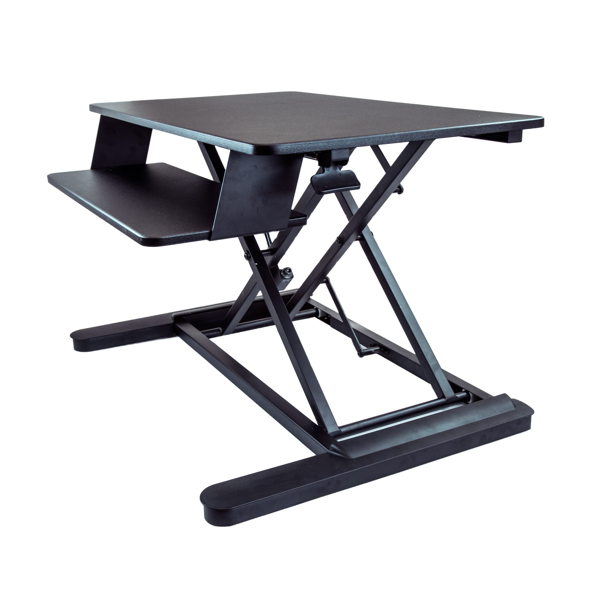 Sitz / Steh Tisch mit 89cm Arbeitsfläche - Sitz-Steh-Workstations