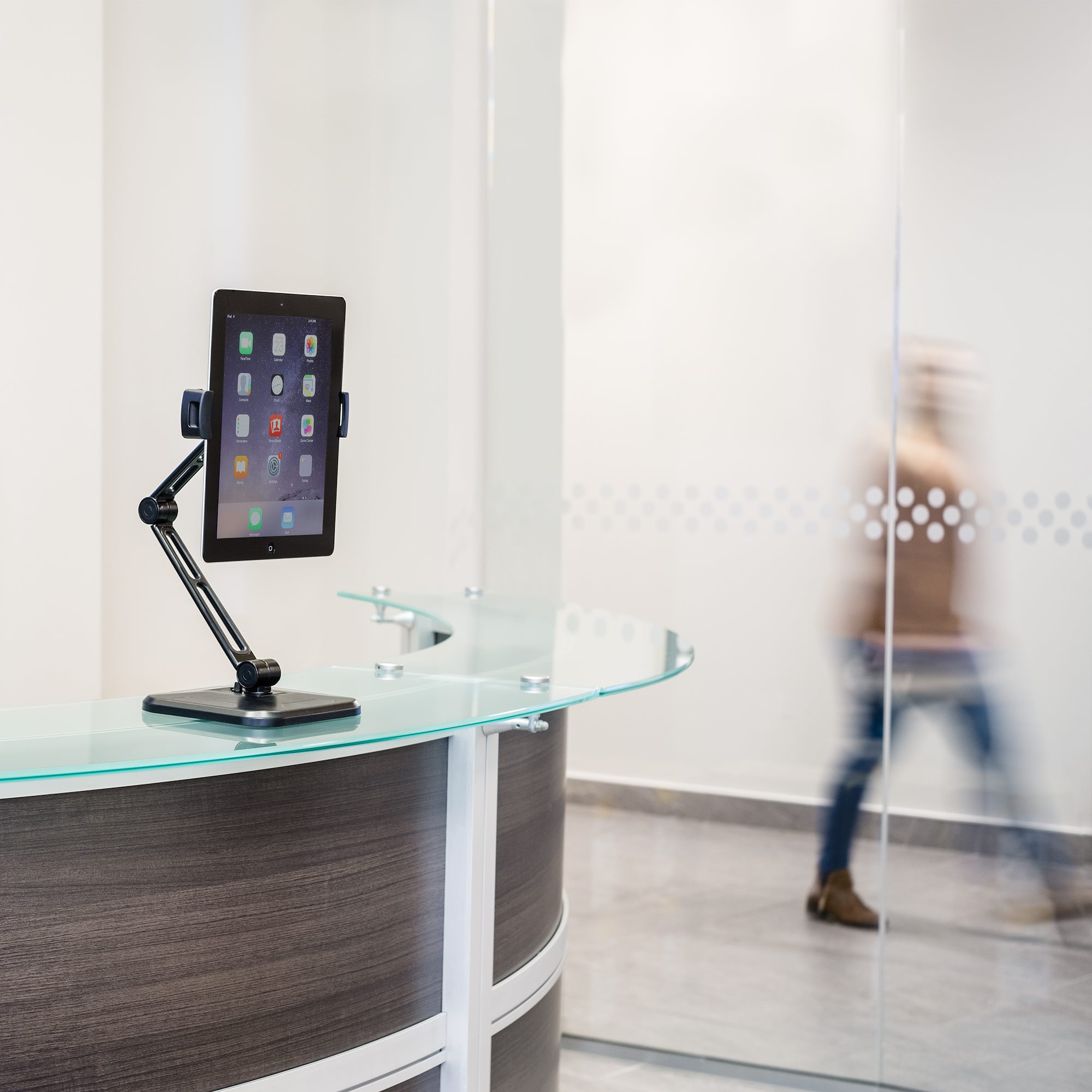 thumbnail image 2 of Long Arm Tablet Stand / Holder By MagicHold – For IPhone, IPad, IPad Pro, IPad Air & Any Tablet 2 of 6