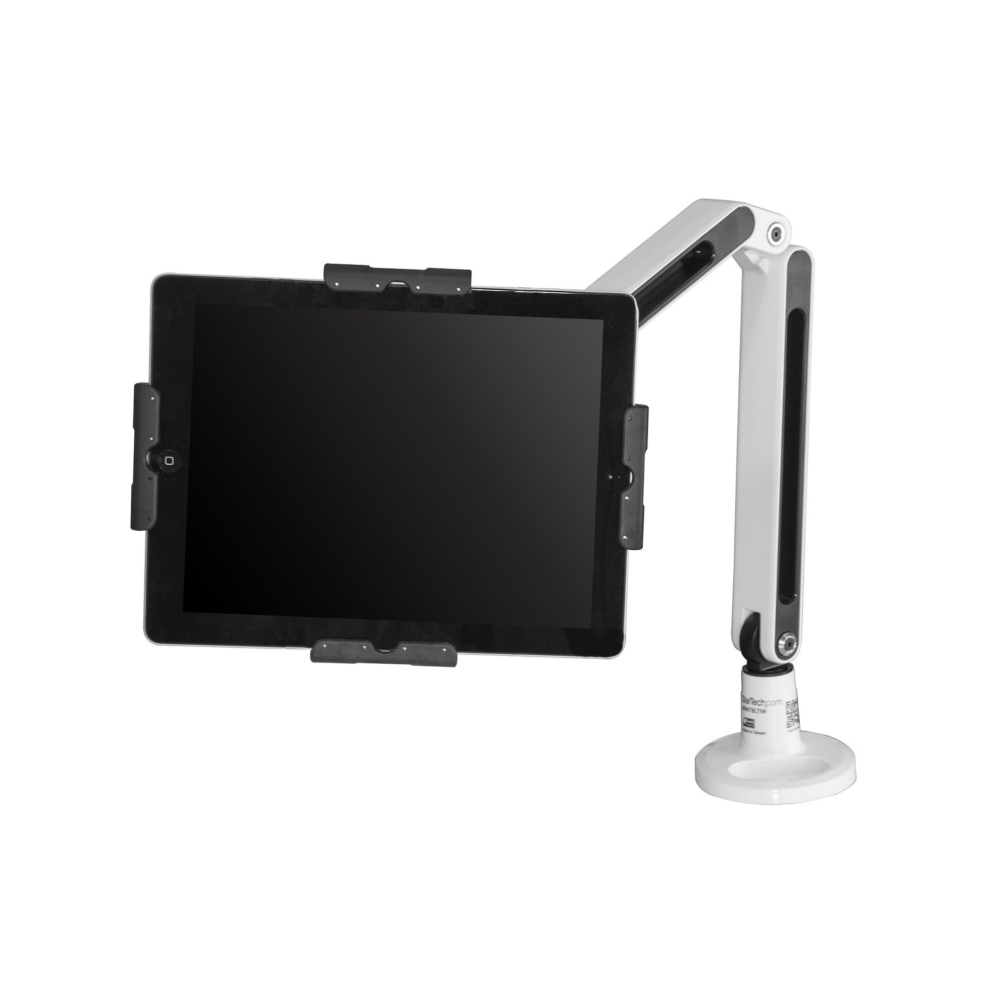 Support de Bureau Support Tablette Flexible Universel Pliable Rotatif 360  K09 pour Apple iPad Pro 12.9 Blanc
