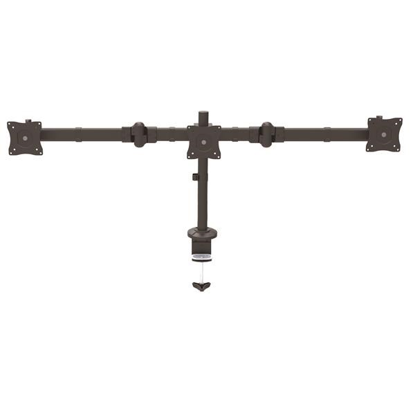 Supporto A Braccio Per Monitor Singolo Mount-It! - Molla Meccanica Regolabile, Per Schermi Da 24 A 32 Pollici, VESA 75x75 E 100x100, Con Morsetto A C