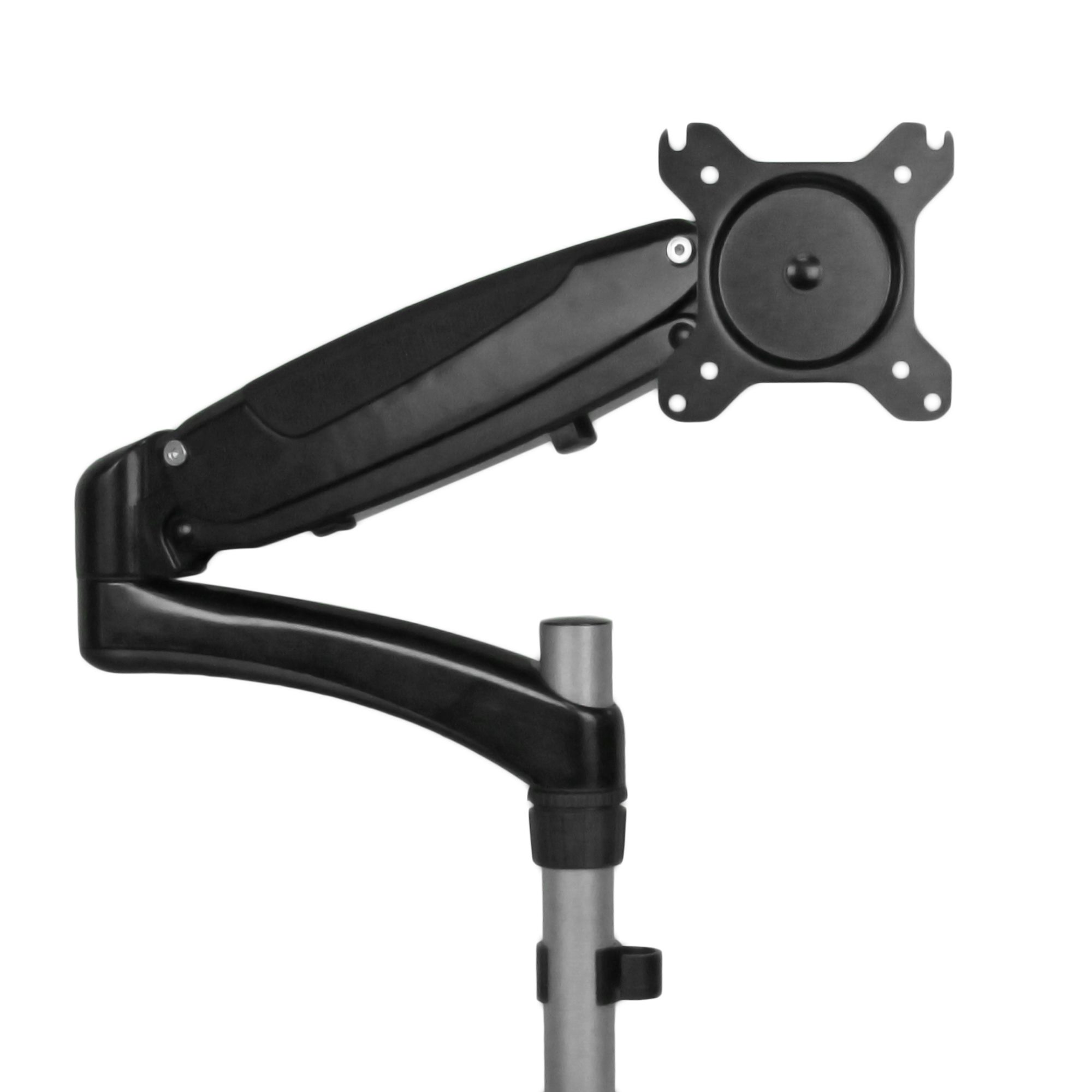 WALI Braccio Singolo Per Monitor Da Scrivania – Regolabile, Fino A 27 Pollici E 10 Kg (001ARM)