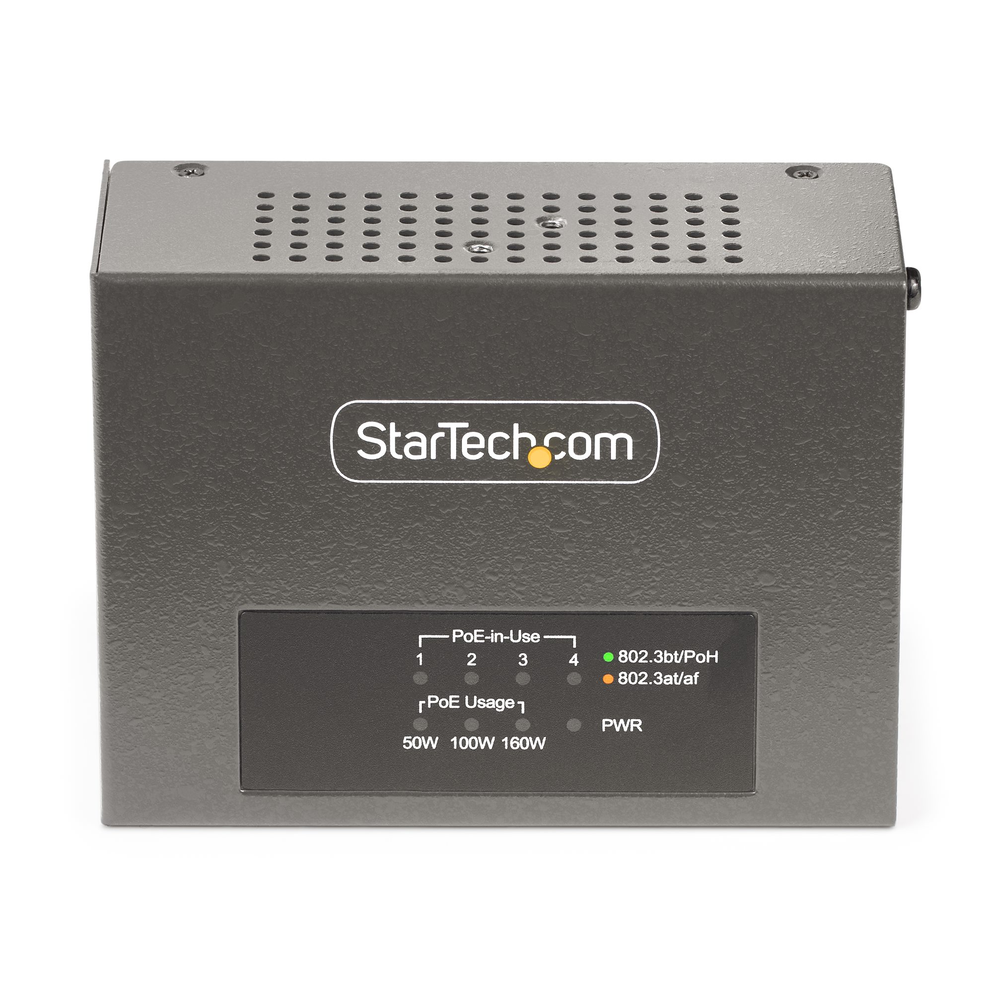 Buy StarTech.com 4-Port Multi-Gigabit PoE++ Injector, 5/2.5G Ethernet  (NBASE-T), PoE/PoE+/PoE++ (802.3af/802.3at/802.3bt), 160Watts Power Budget,  Wall/DIN Rail Mountable, Unmanaged (AS445C-POE-INJECTOR) Online at Lowest  Price Ever in India
