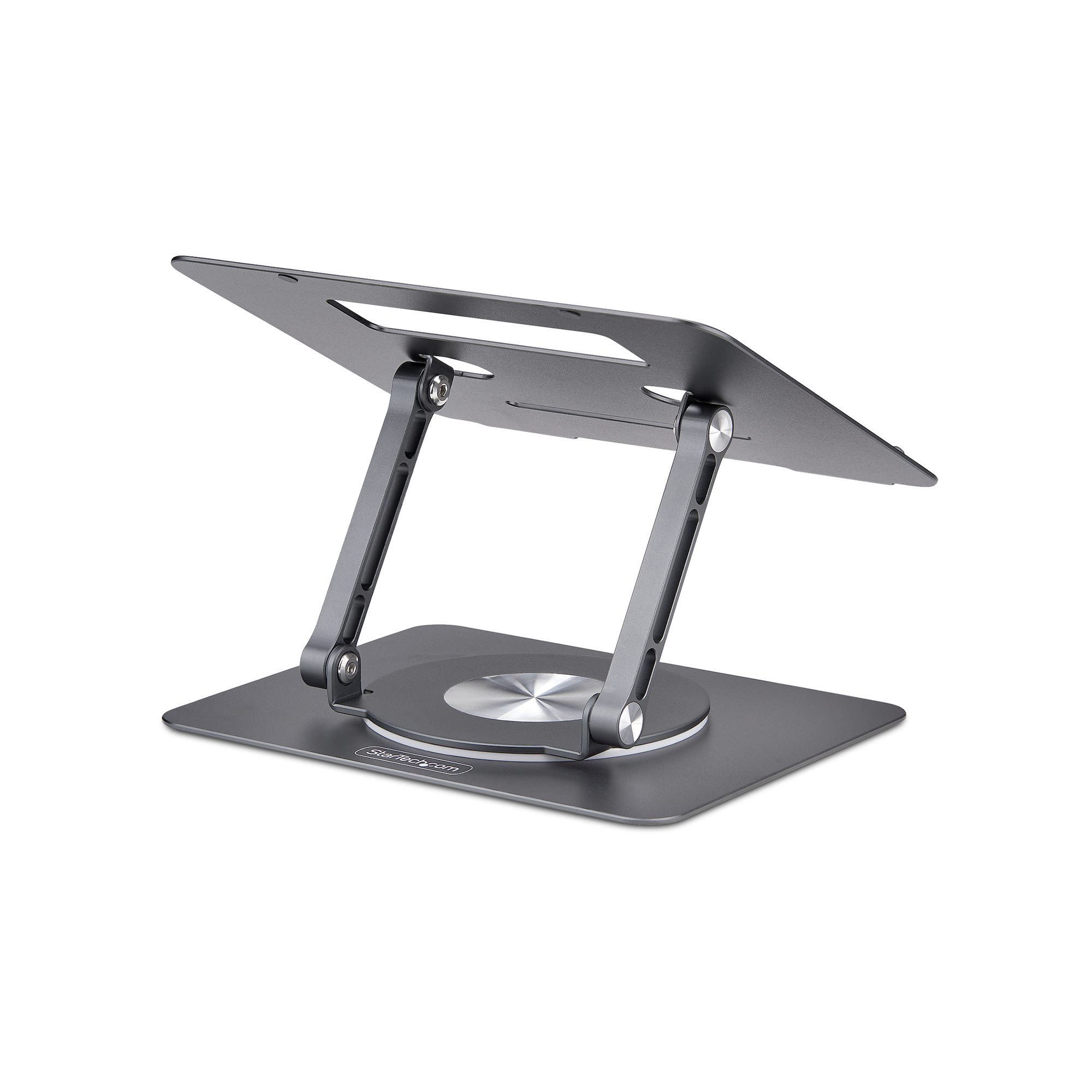 Gkumgwo Supporto per computer portatile con base girevole a 360°, supporto per computer portatile a rotazione a 360°, supporto per computer pieghevole, supporto ergonomico per computer portatile