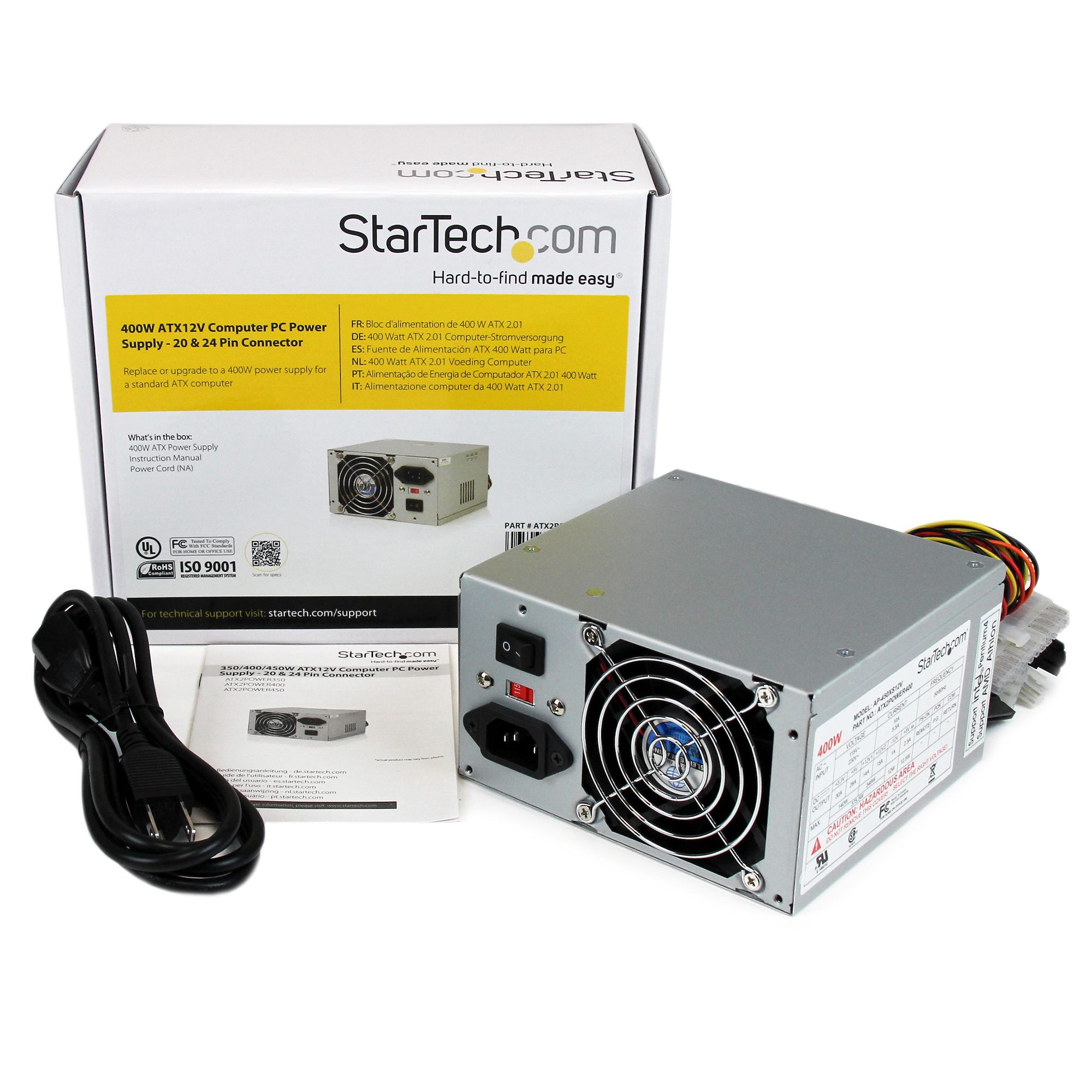 400W ATX Computer Power Supply - ATX Power Supplies | StarTech.com