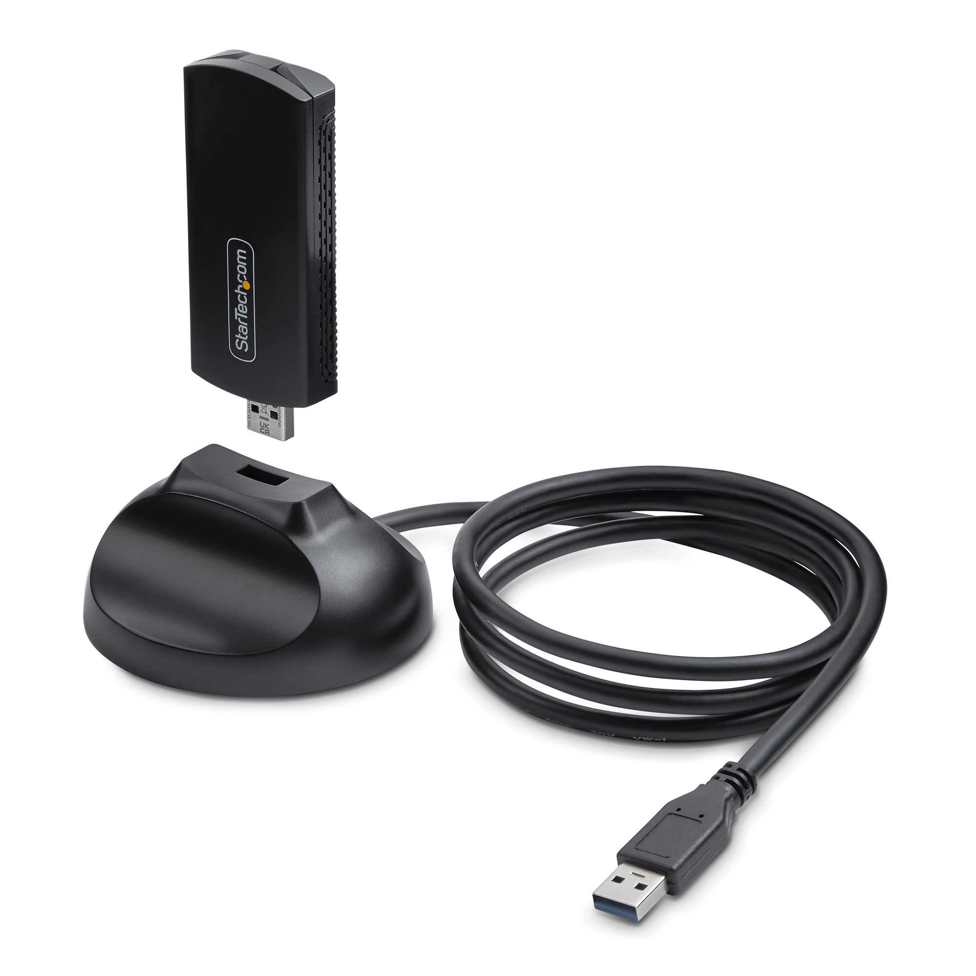 Clé Wi-Fi USB 600 Mbps – Double Bande 2,4 GHz/5 GHz, Compatible Windows 11/10/8/7, Sans Driver