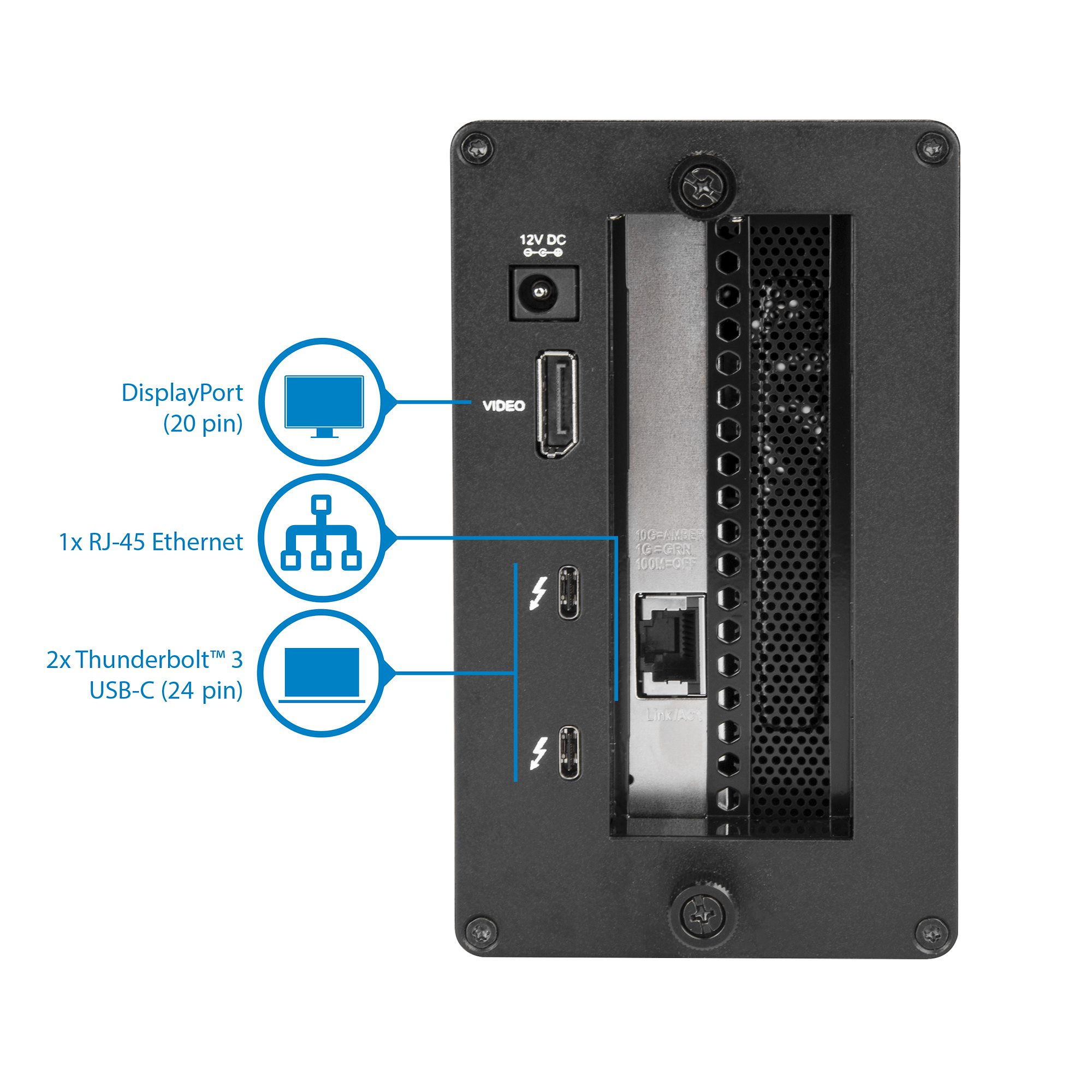 Thunderbolt 3 to Ethernet Adapter, 10G - USB and Thunderbolt Network  Adapters, Networking IO Products