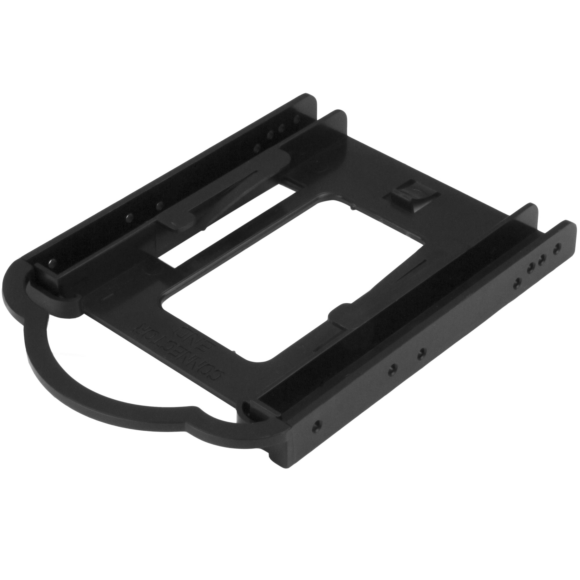 Plastic Dual 2.5" To 3.5" SSD HDD Mount Hard Drive-Bracket Storage Holder For PC 