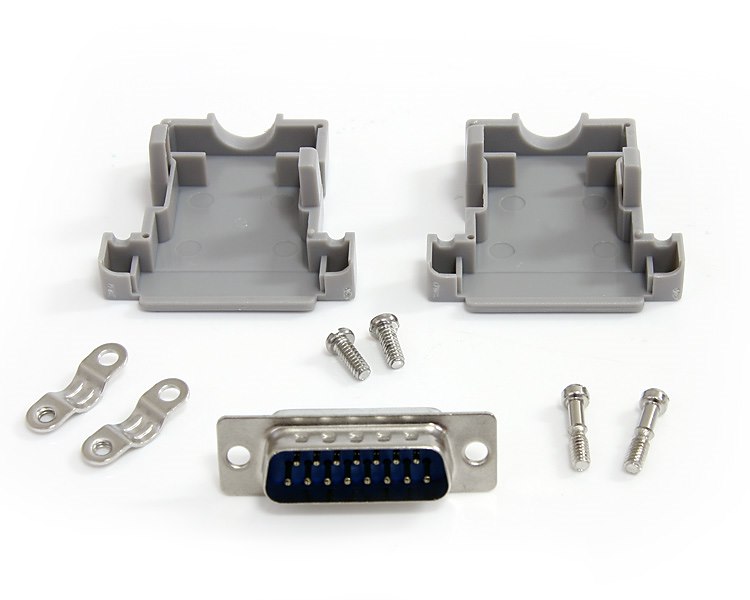 DB15 Male Solder DSUB Connectors & Accessories Canada