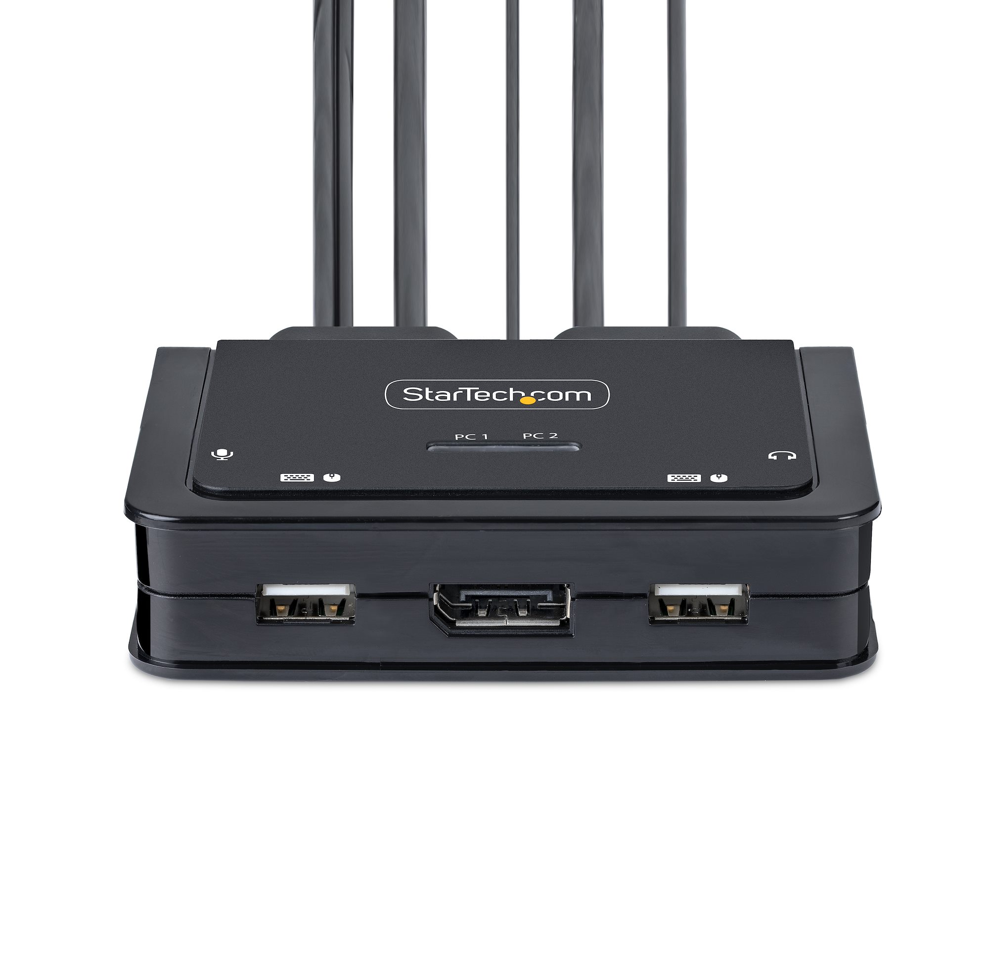 2-Port USB-C Cable KVM Switch, 4K 60Hz - KVMスイッチ | StarTech