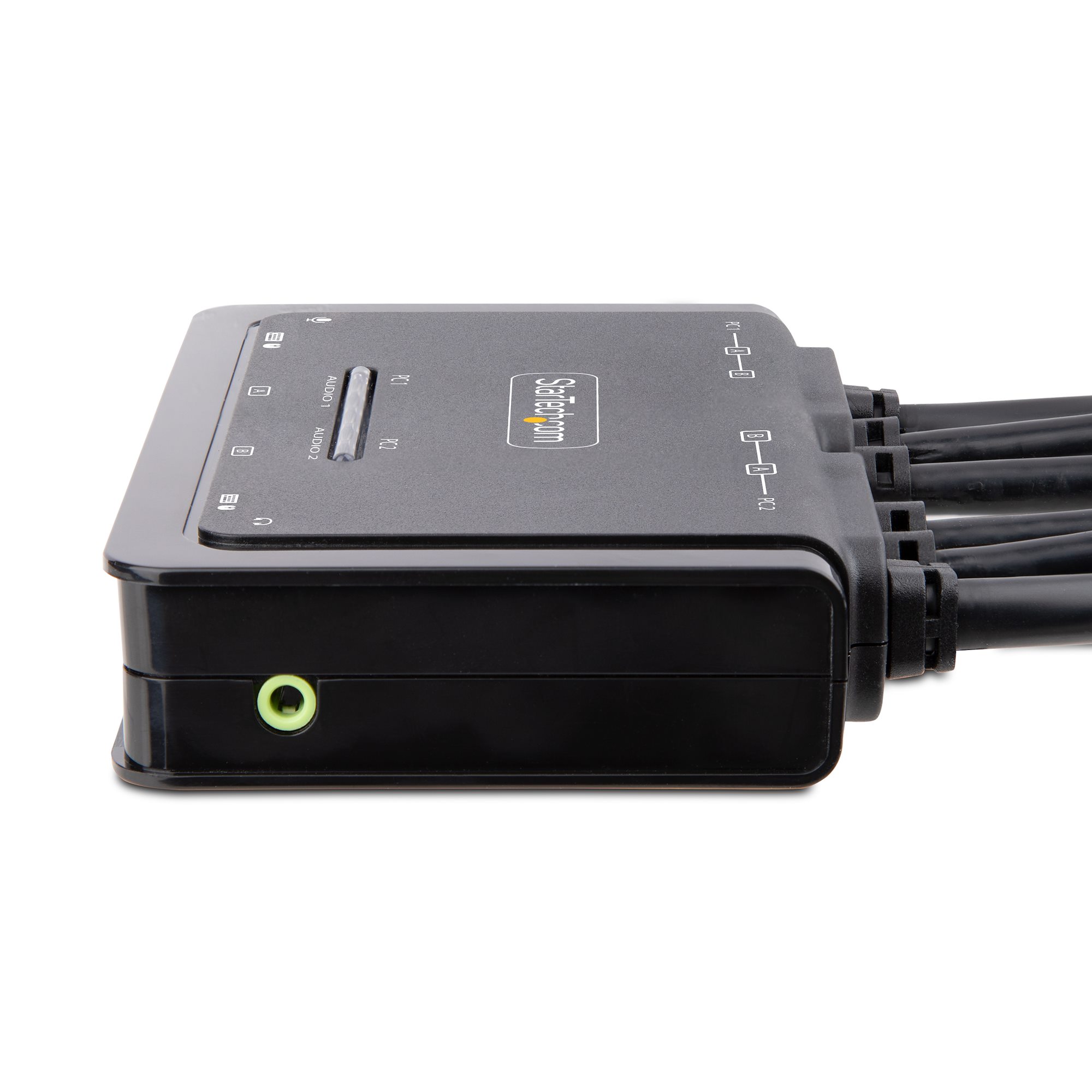 2-Port Dual-Monitor Cable KVM Switch - KVM Switches, Server Management