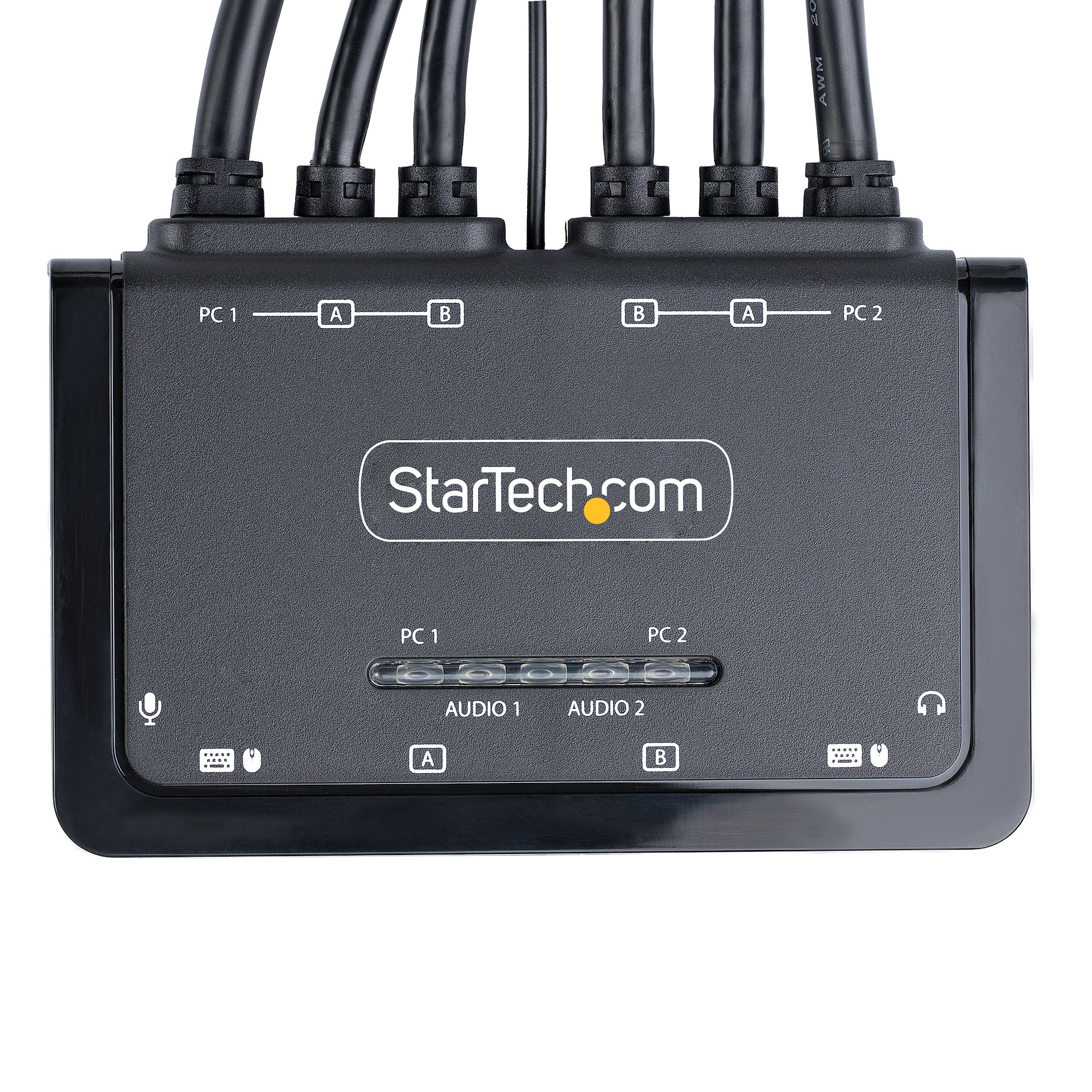 StarTech.com KVM switch écran clavier souris USB à 2 ports DisplayPort 4K  60 Hz - Commutateur
