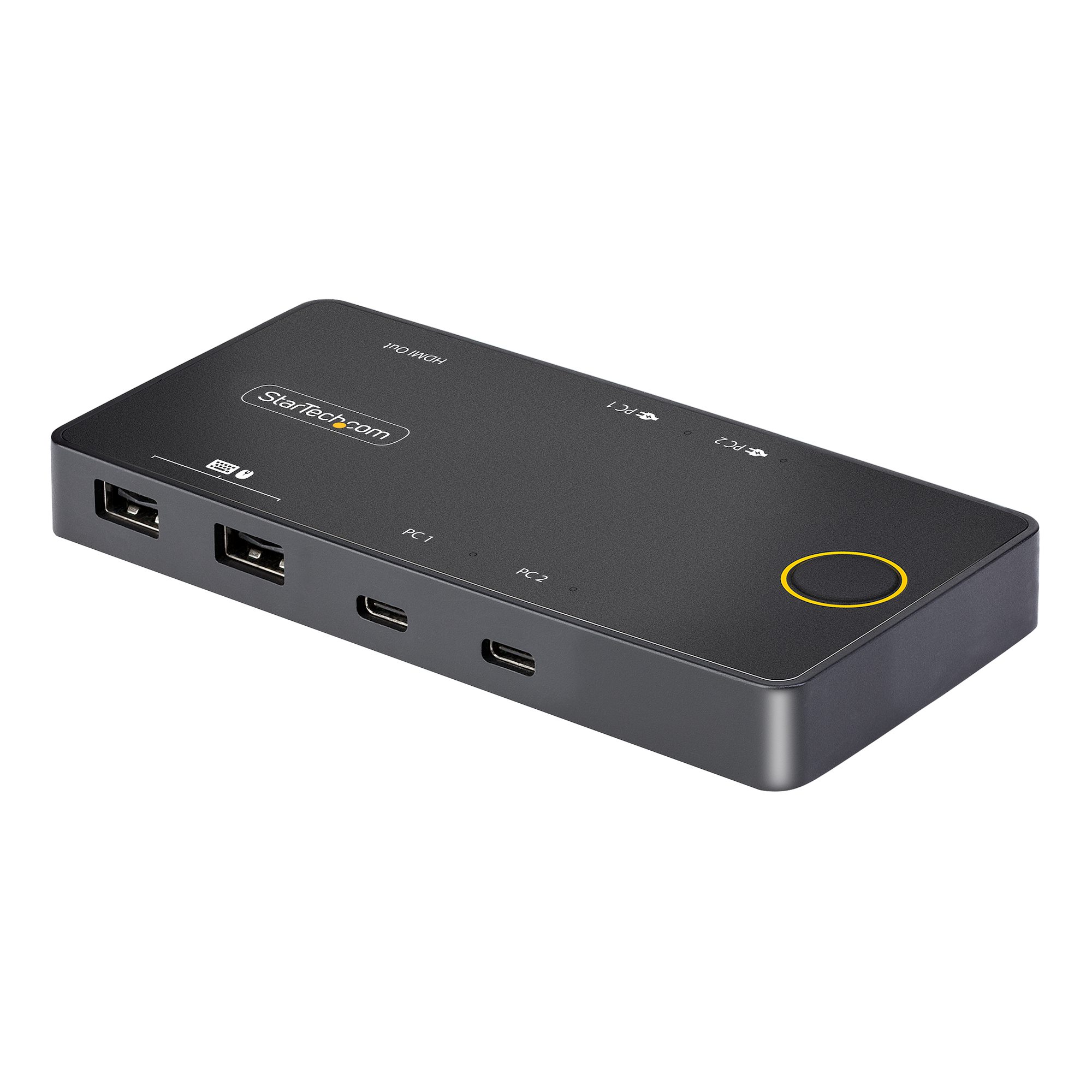 2-Port USB-C KVM Switch, Single-4K 60Hz HDMI Monitor, Dual-100W Power  Delivery Pass-through Ports, Bus Powered, USB Type-C/USB4/Thunderbolt 3/4