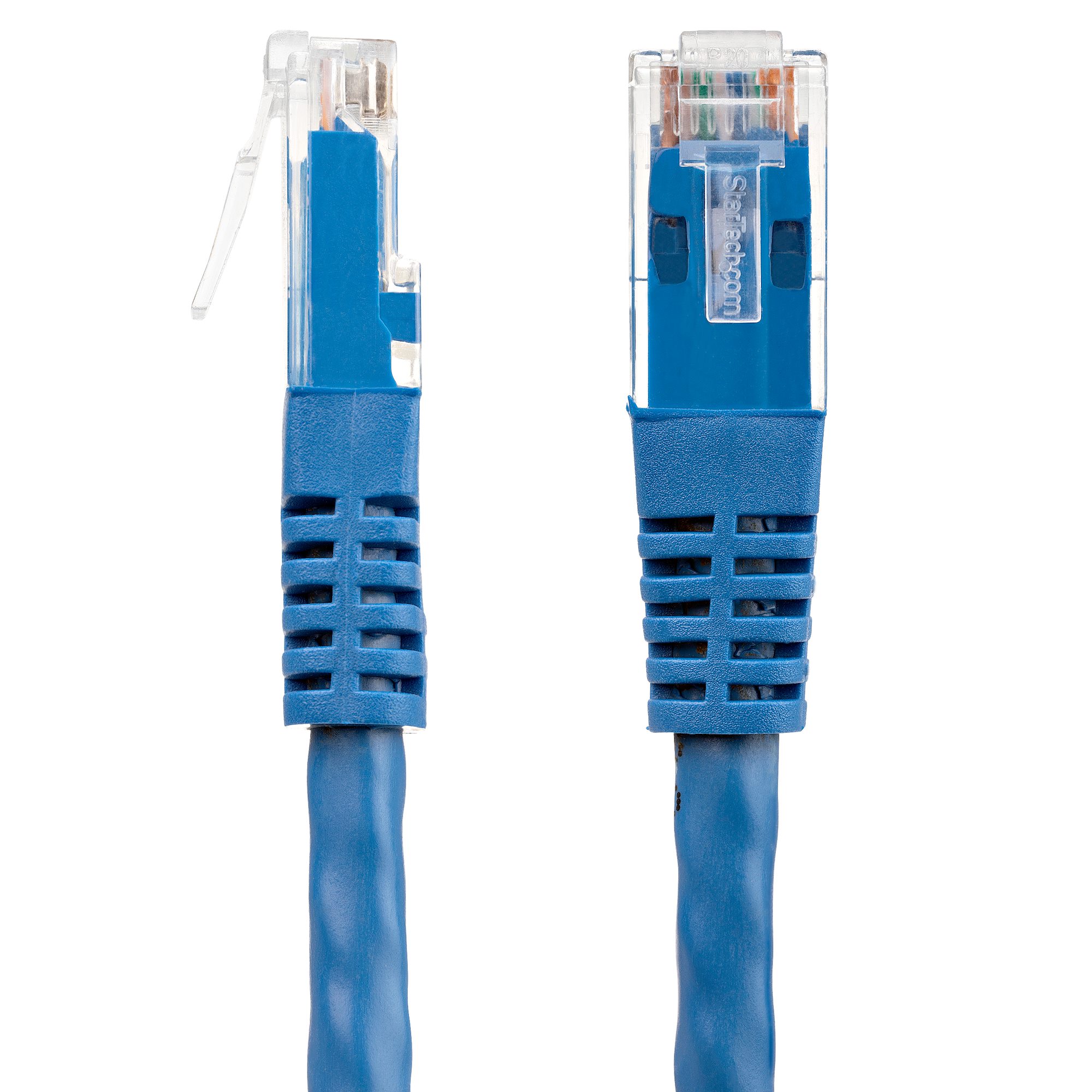 StarTech.com 50 ft. 15.2 m Ethernet Network Cable - Snagless N6PATCH50BL Cat6 Cable Blue Power Over Ethernet