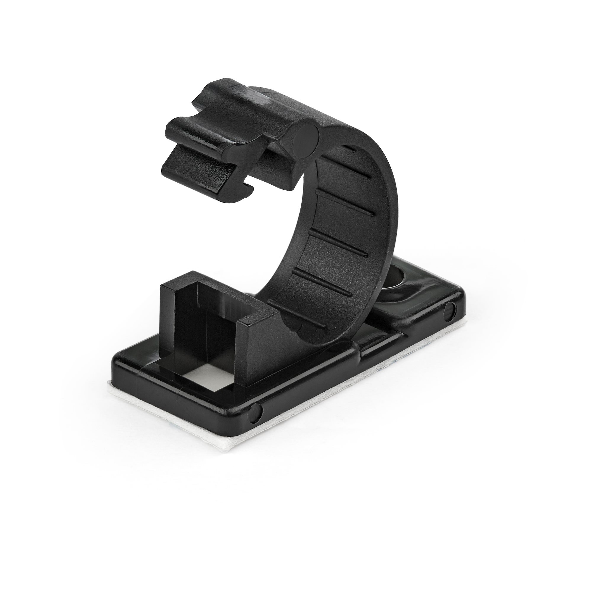 100 Adhesive Cable Management Clips Black - Network/Ethernet/Office  Desk/Computer Cord Organizer - Sticky Cable/Wire Holders - Nylon Self  Adhesive