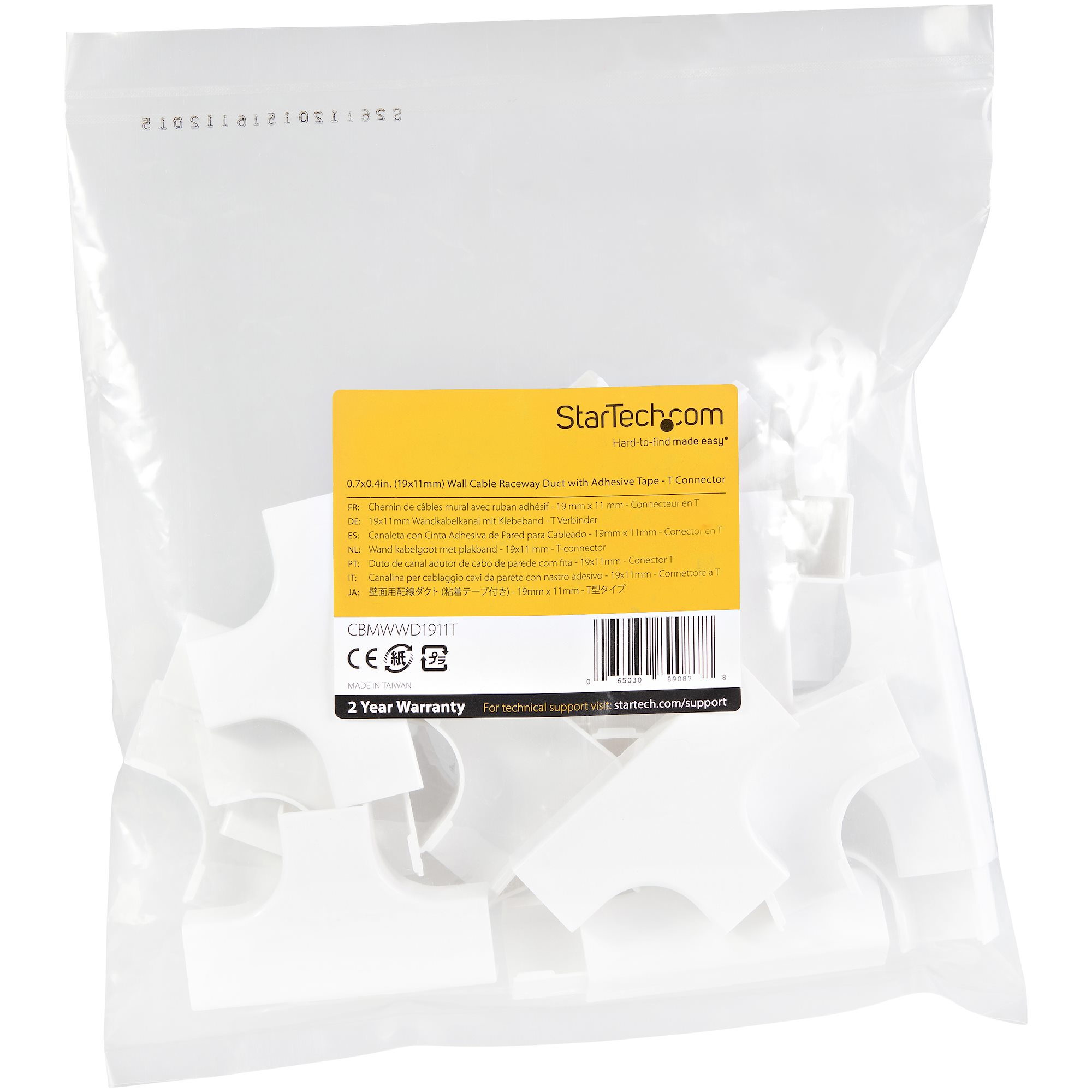 20 Cable Raceway T Connectors 3 Way UL Cable Routing Solutions Europe