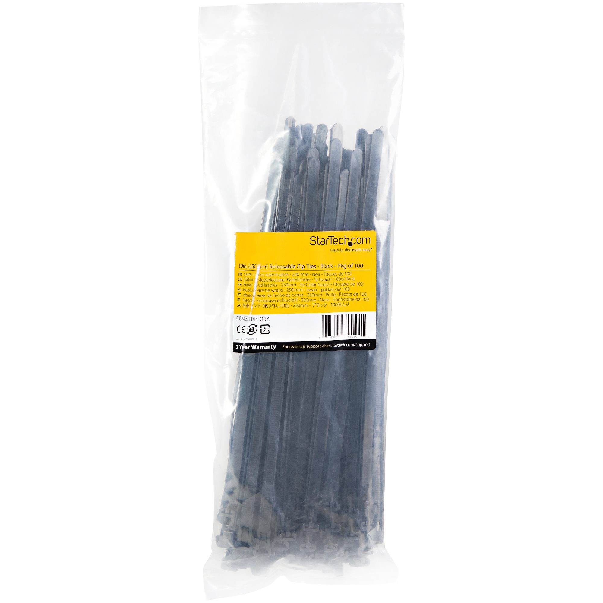 Easy Release Cable Ties Releasable Reusable Various Width & Length  25/100 Pack 