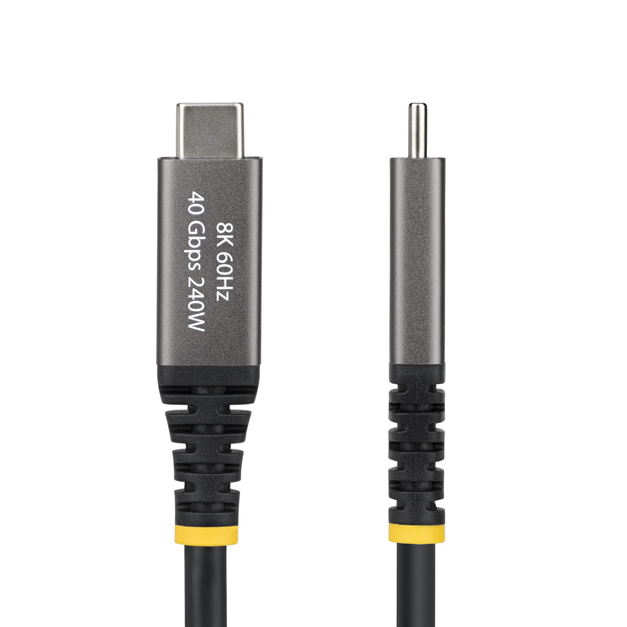 USB4ケーブル／2m／40Gbps／Type-C／240W PD／8K 60Hz / 4K 240Hz／DP2