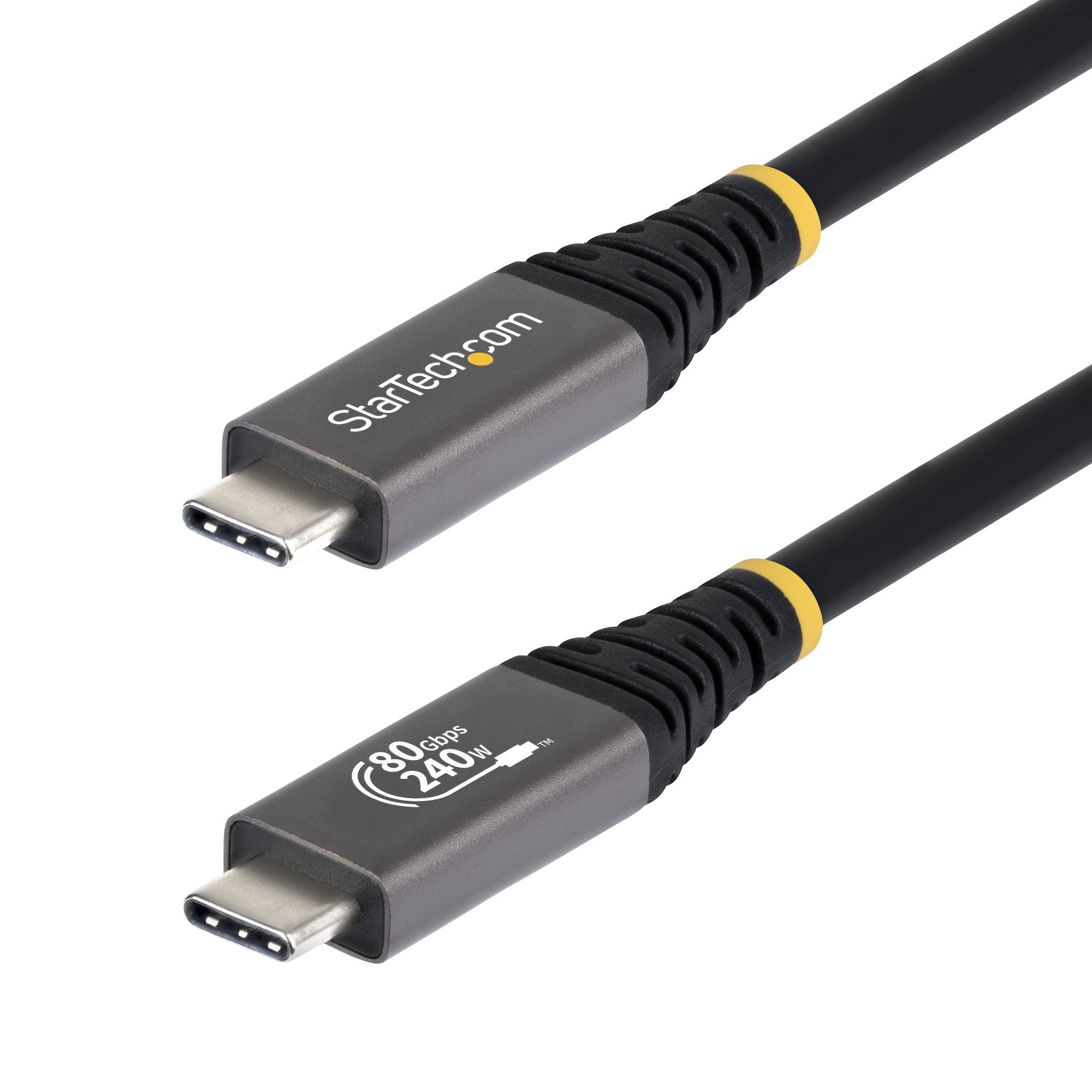 USB4ケーブル／50cm／80Gbps／USB Type-C to C／240W PD／8K 120Hz