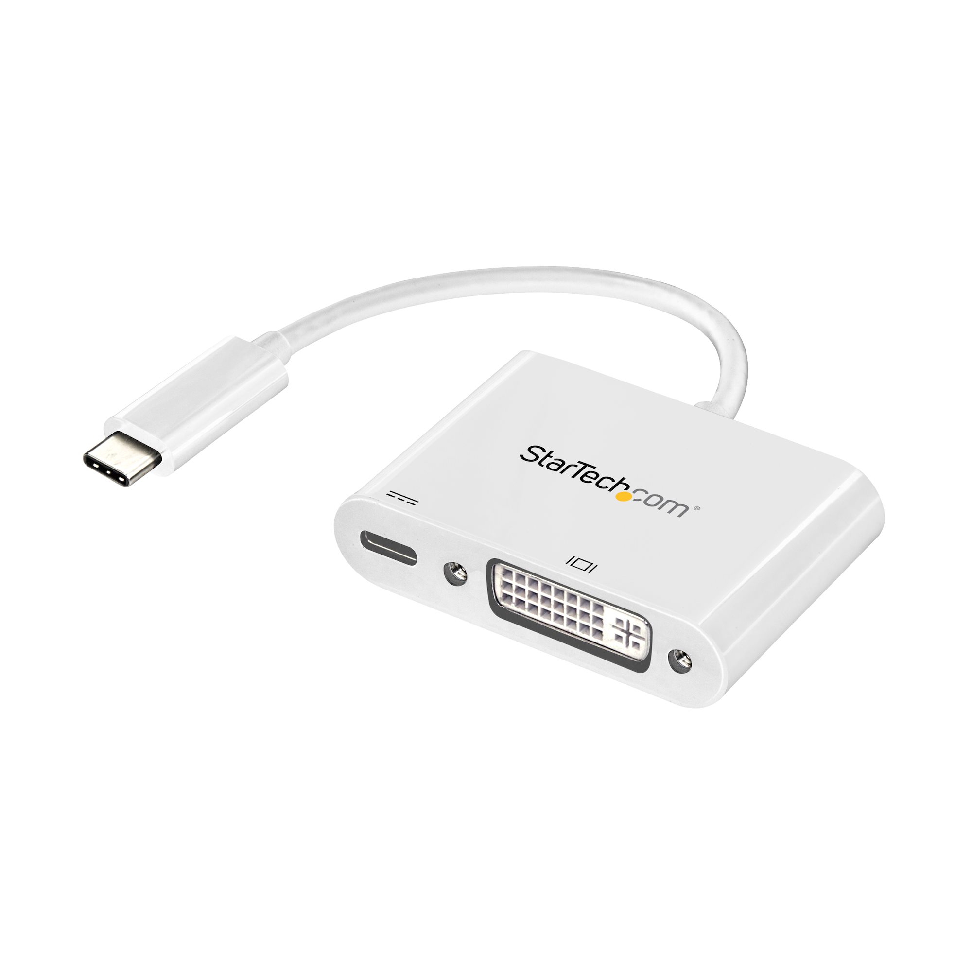 pakke Ejendomsret artilleri USB C to DVI Adapter with Power Delivery - USB-C Display Adapters |  StarTech.com