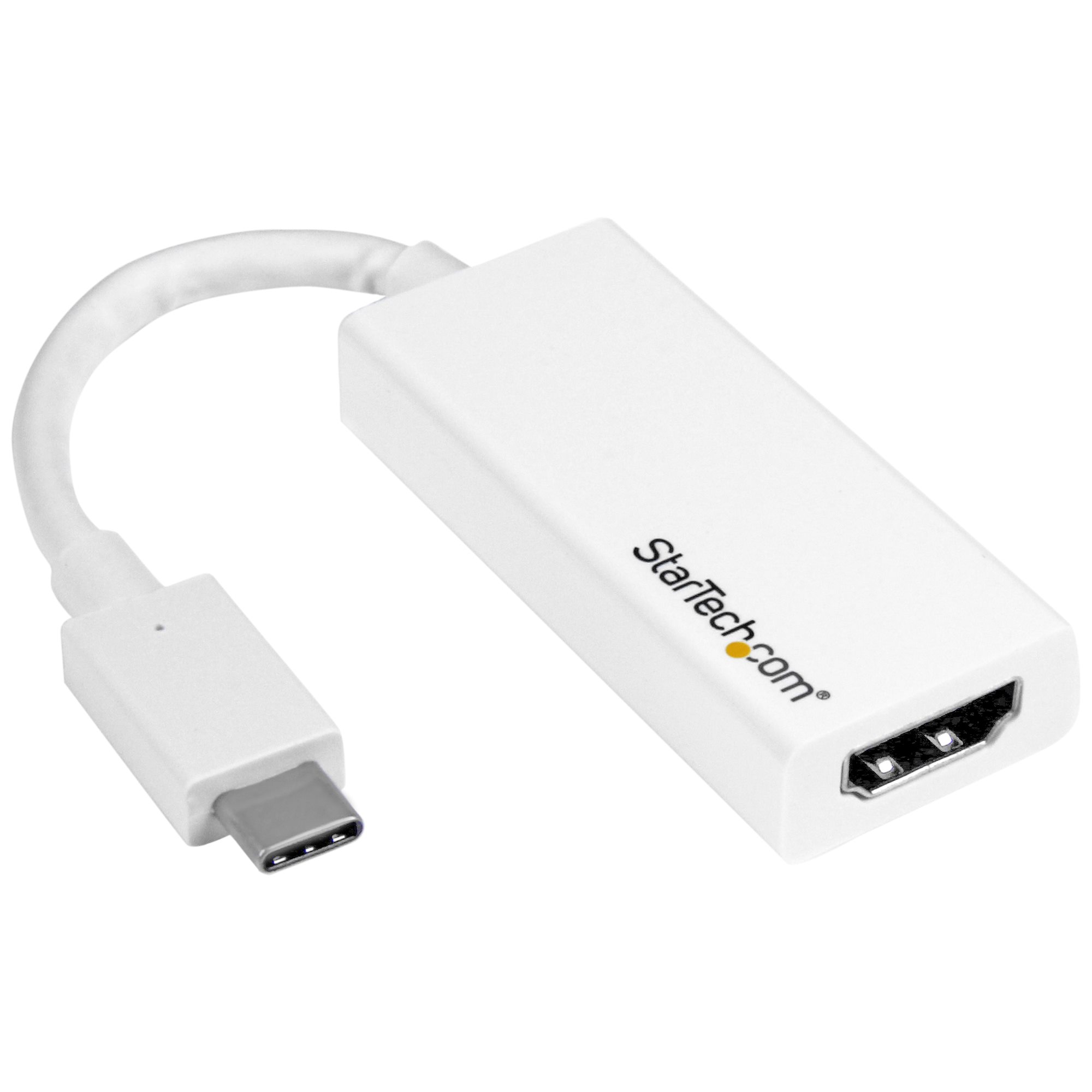 USB-C - HDMI変換アダプタ ホワイト 4K/60Hz対応 - USB-Cビデオアダプタ | 日本