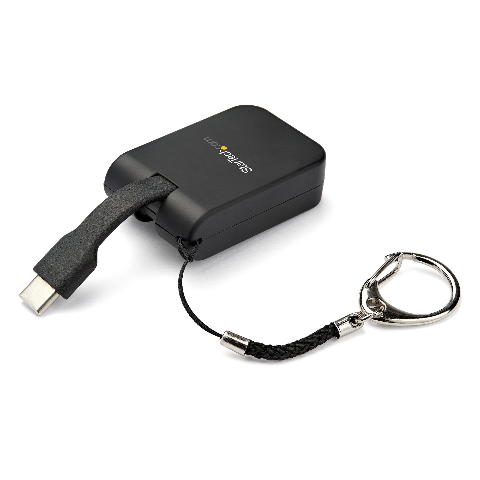 USB-C - HDMI ディスプレイ変換アダプタ 携帯用キーホルダータイプ 4K/30Hz USB Type-C - HDMI ディスプレイアダプタ  Thunderbolt 3 互換