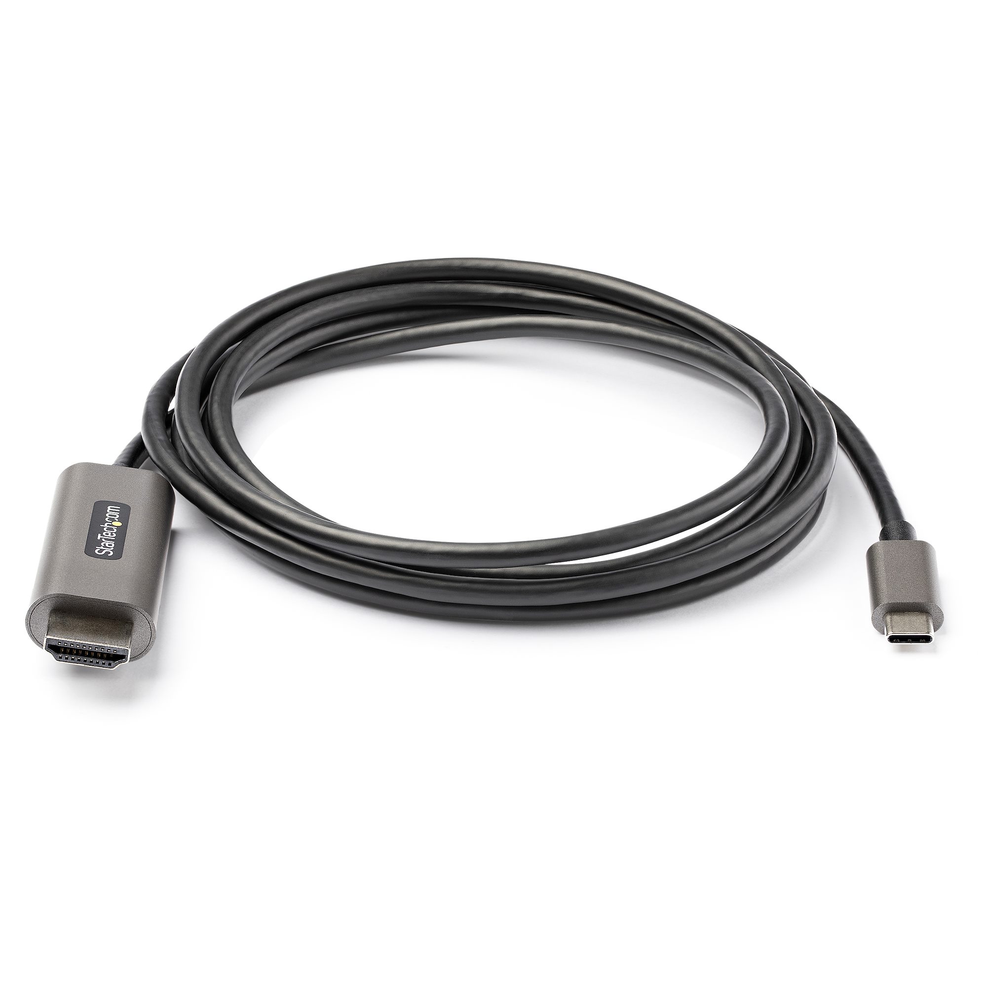 USB-C - HDMI 2.0変換ケーブル／2m／4K60Hz／HDR10 HBR3 UHD対応／USBタイプC - DP 1.4  Altモード／Thunderbolt 3互換／ブラック／モニター変換ケーブル／ディスプレイ コンバーター