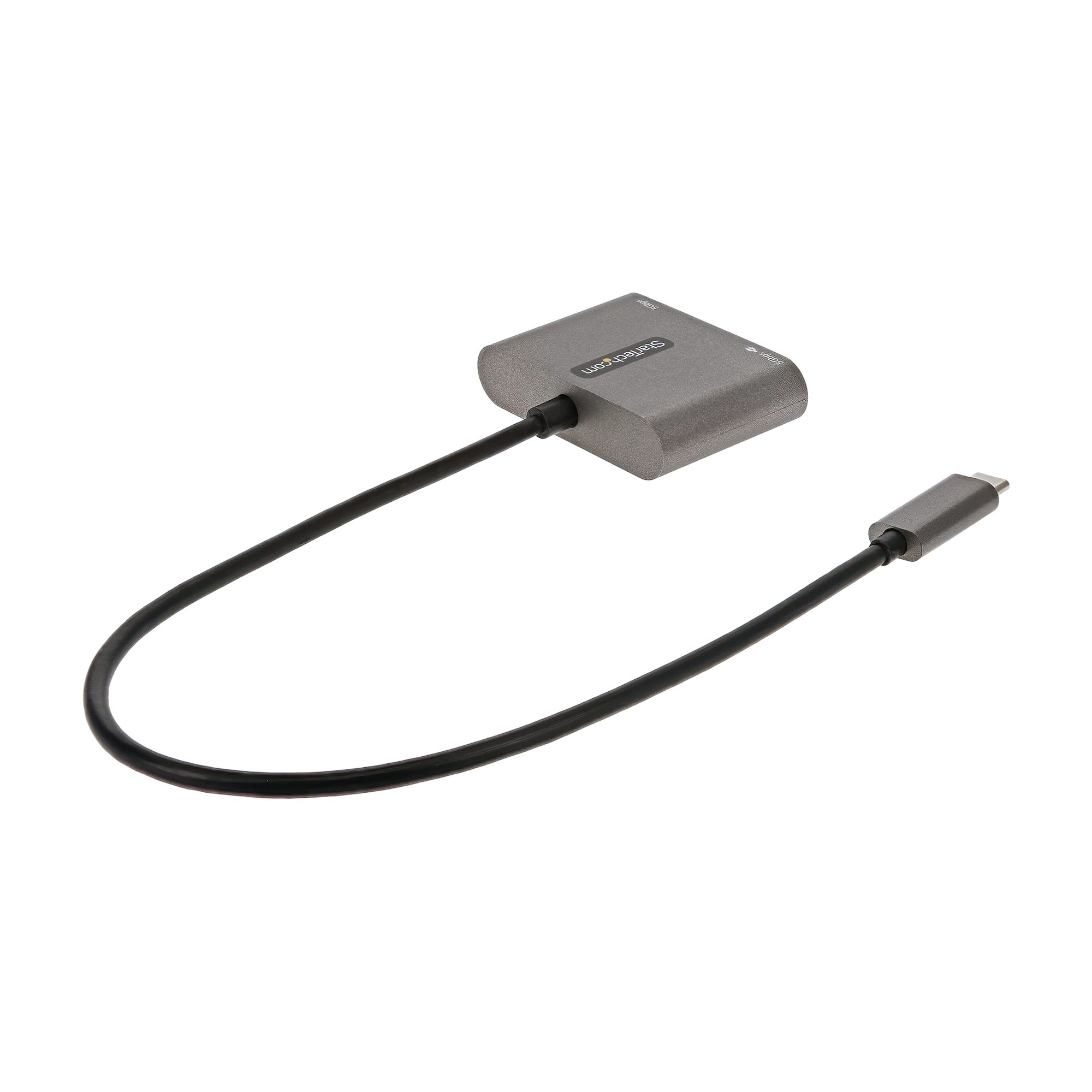 USB C Multiport Adapter - USB-C Mini Travel Dock w/ 4K HDMI or 1080p VGA -  3x USB 3.0 Hub, SD, GbE, Audio, 100W PD Pass-Through - Portable Docking
