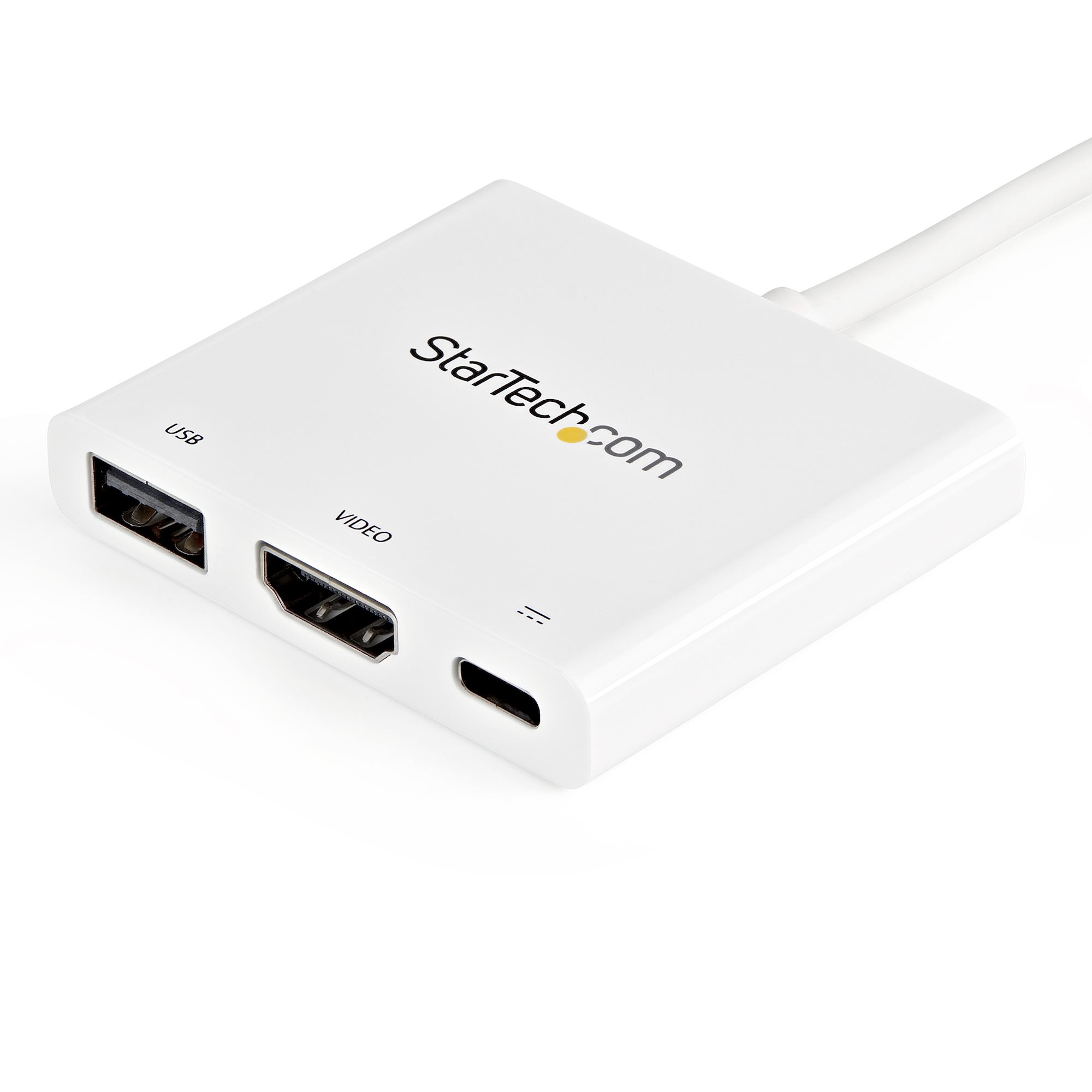 USB-C Multiport Adapter with HDMI - USB 3.0 Port - 60W PD - White