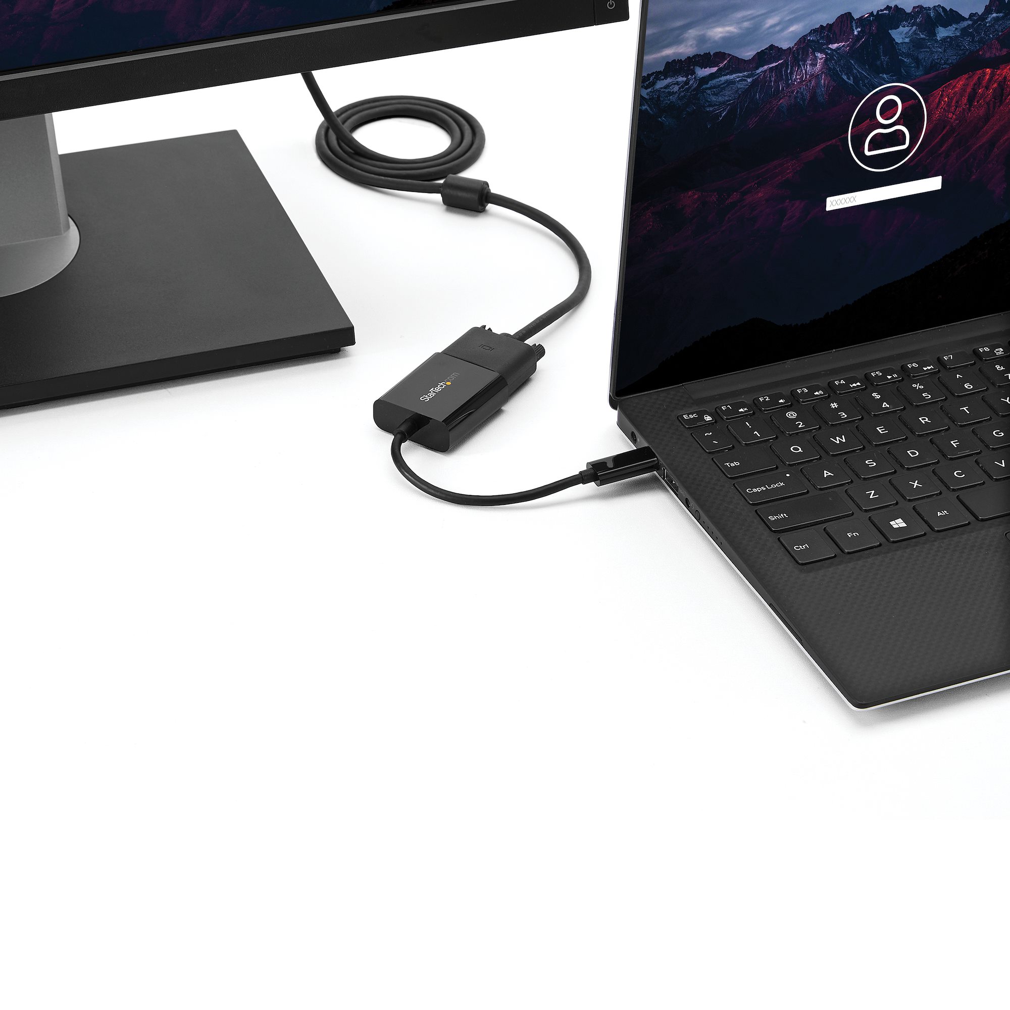 USB-C - VGA変換アダプタ - 1920x1200または1080p