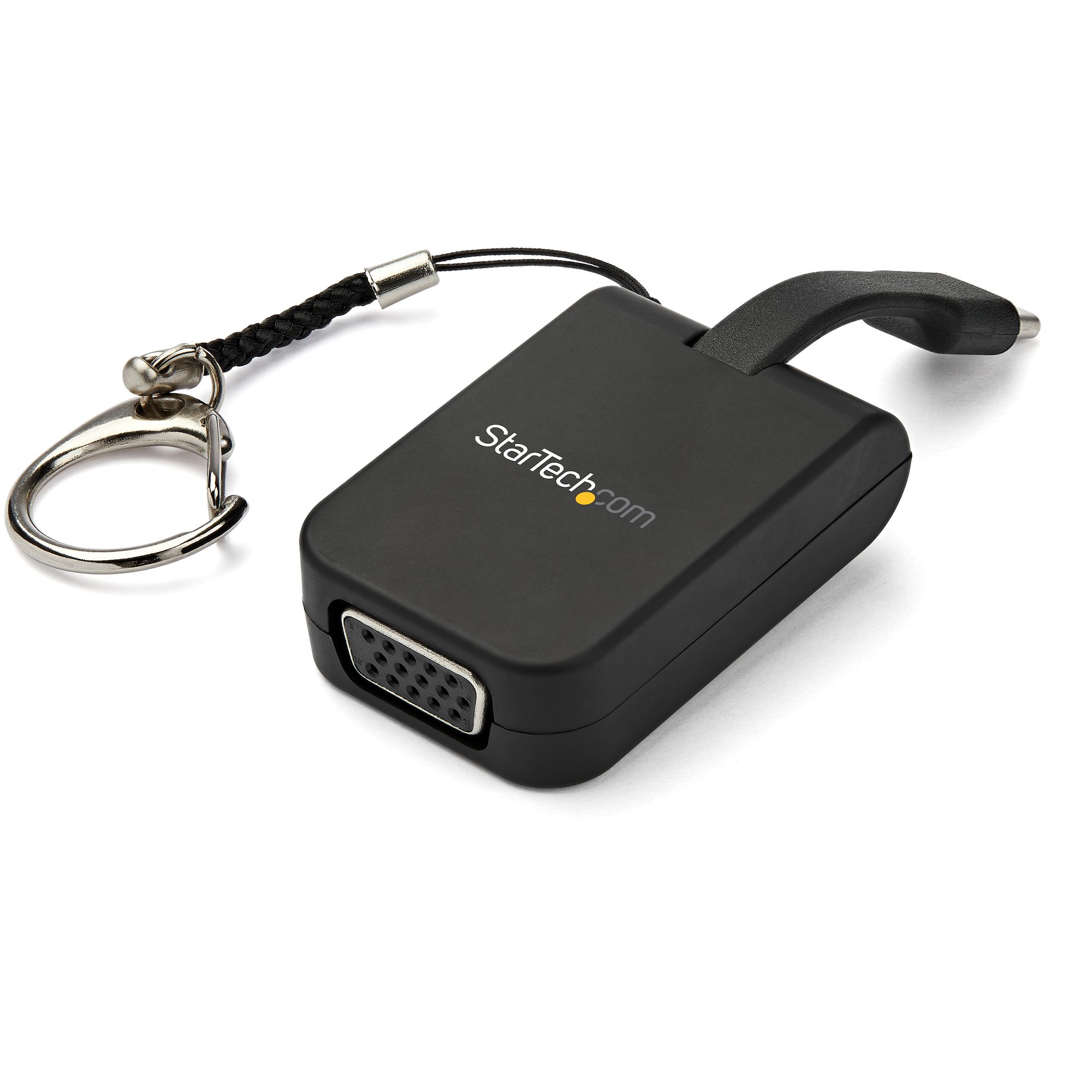 Câble Adaptateur USB-C Vers VGA 10 Gbit/s – Pour Ordinateur Portable, Conférences, Présentations, Boîtier Aluminium, Plug & Play