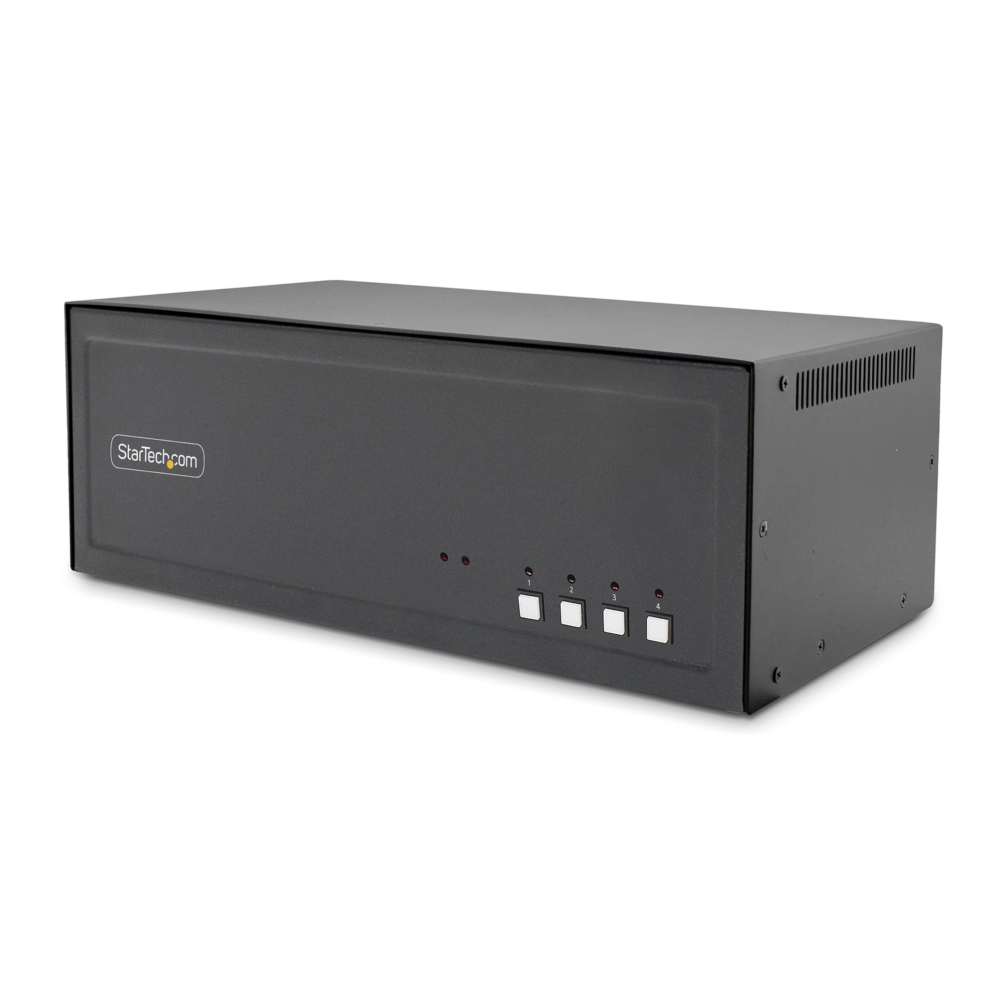 Switch KVM HDMI+DP 4 Computer Su 2 Monitor 8K 60Hz – Condividi 4 PC Con 4 Porte USB 3.0, Telecomando Incluso