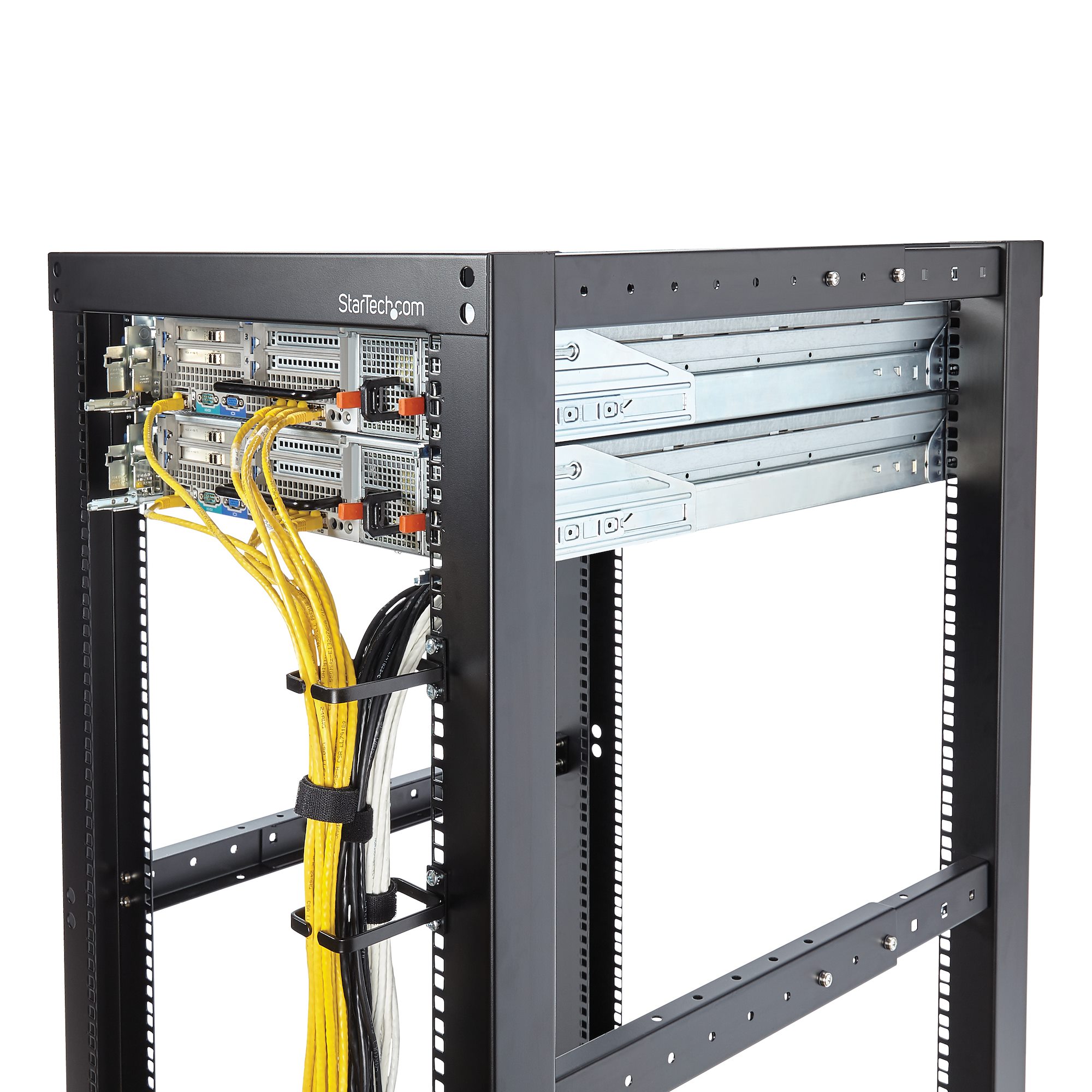 Startech.com Multi-directional Vertical Server Rack Cable Management D-ring Hook 