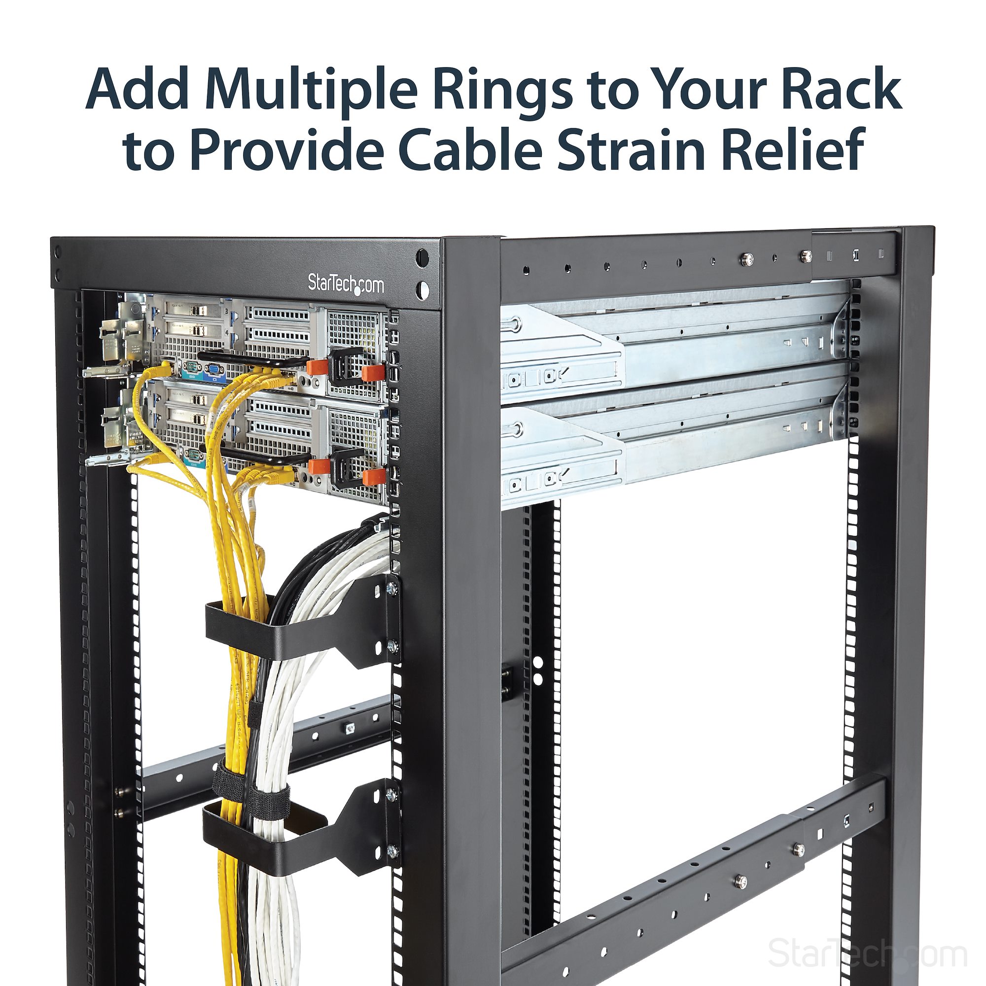 Multi-Direction Rack Cable Management D-Ring | Server Management