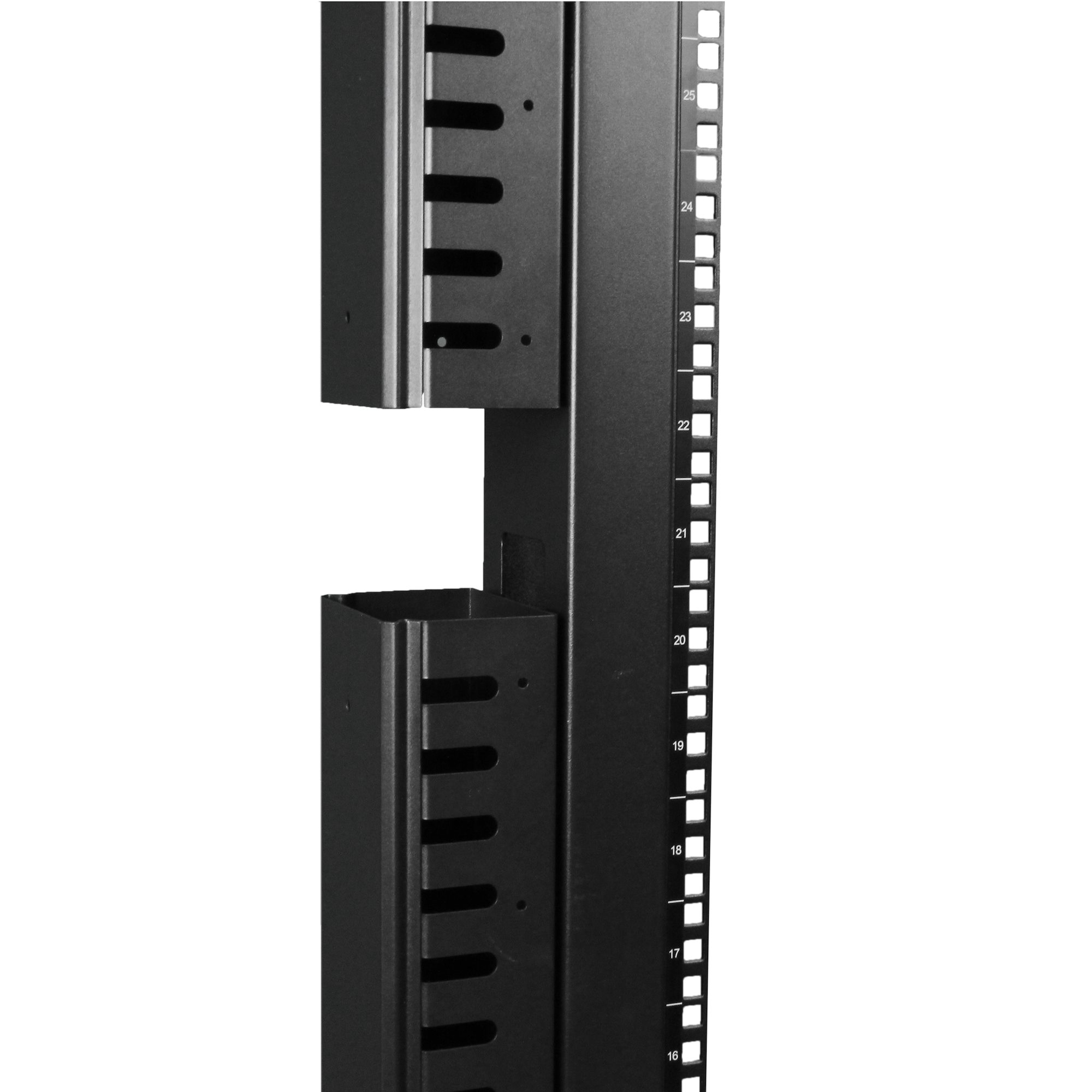 Horizontal Zero U Cable Management Server Rack - 23 - AnD Cable Products