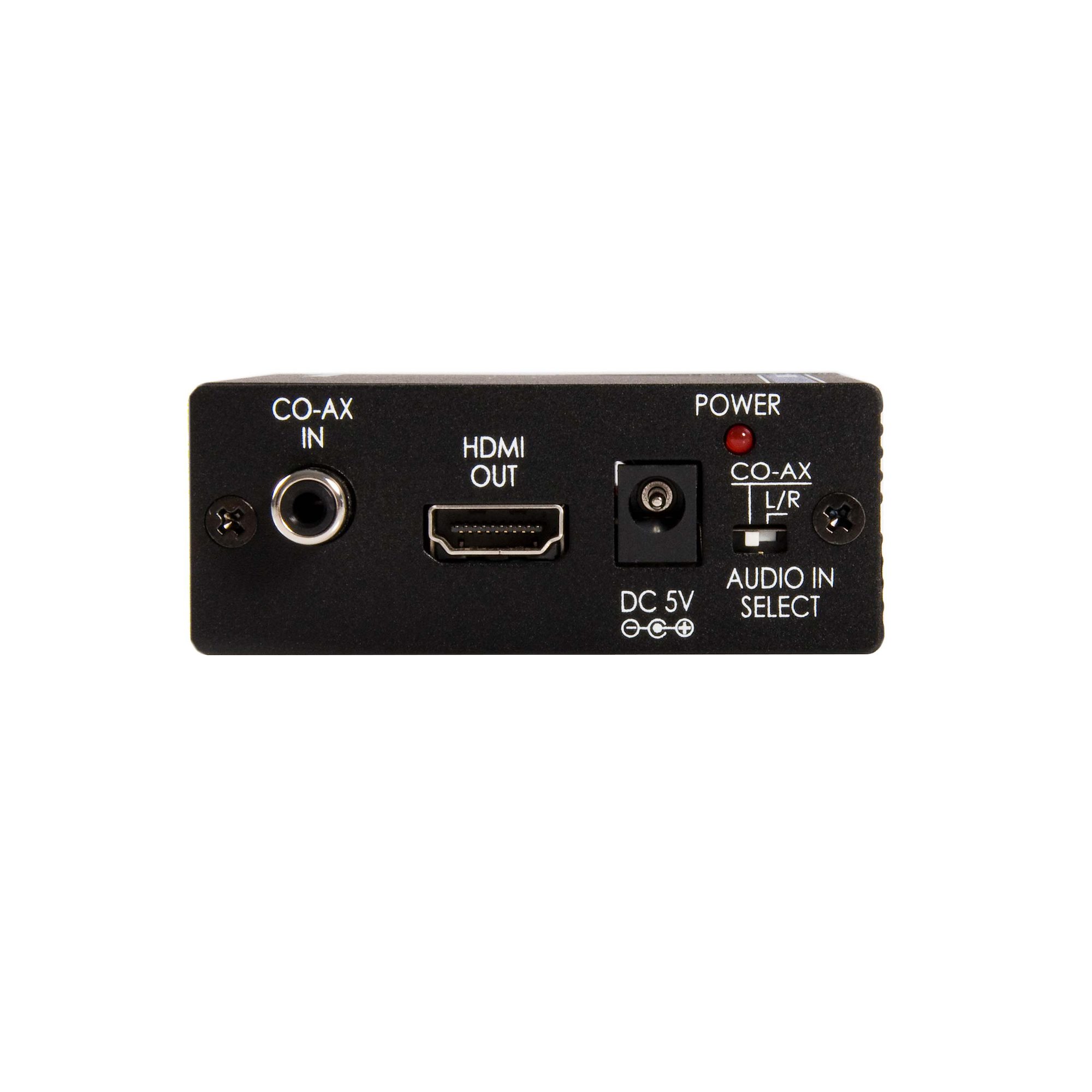 コンポーネント - HDMI コンバータ アナログ/デジタルオーディオ入力対応