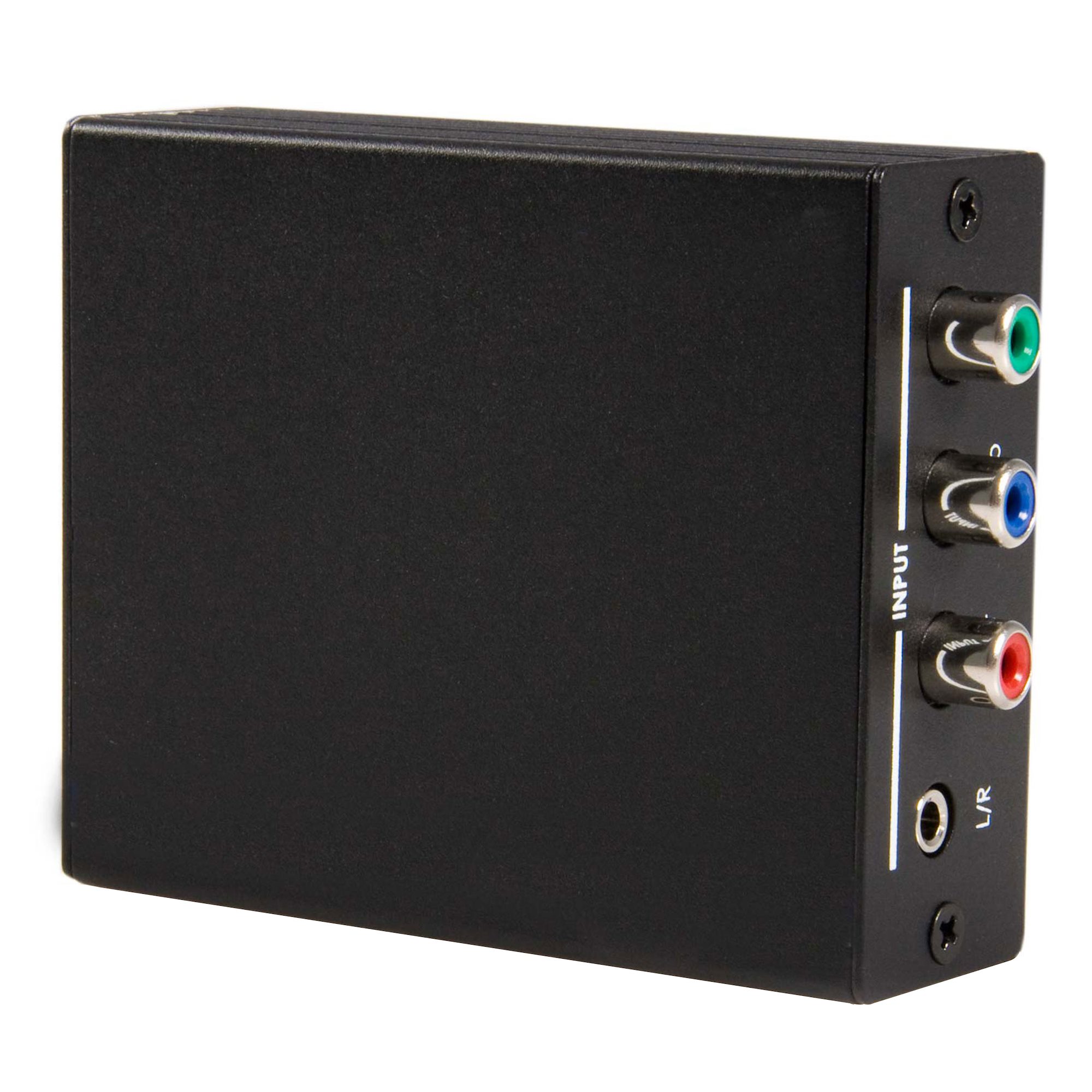 コンポーネント - HDMI コンバータ アナログ/デジタルオーディオ入力対応