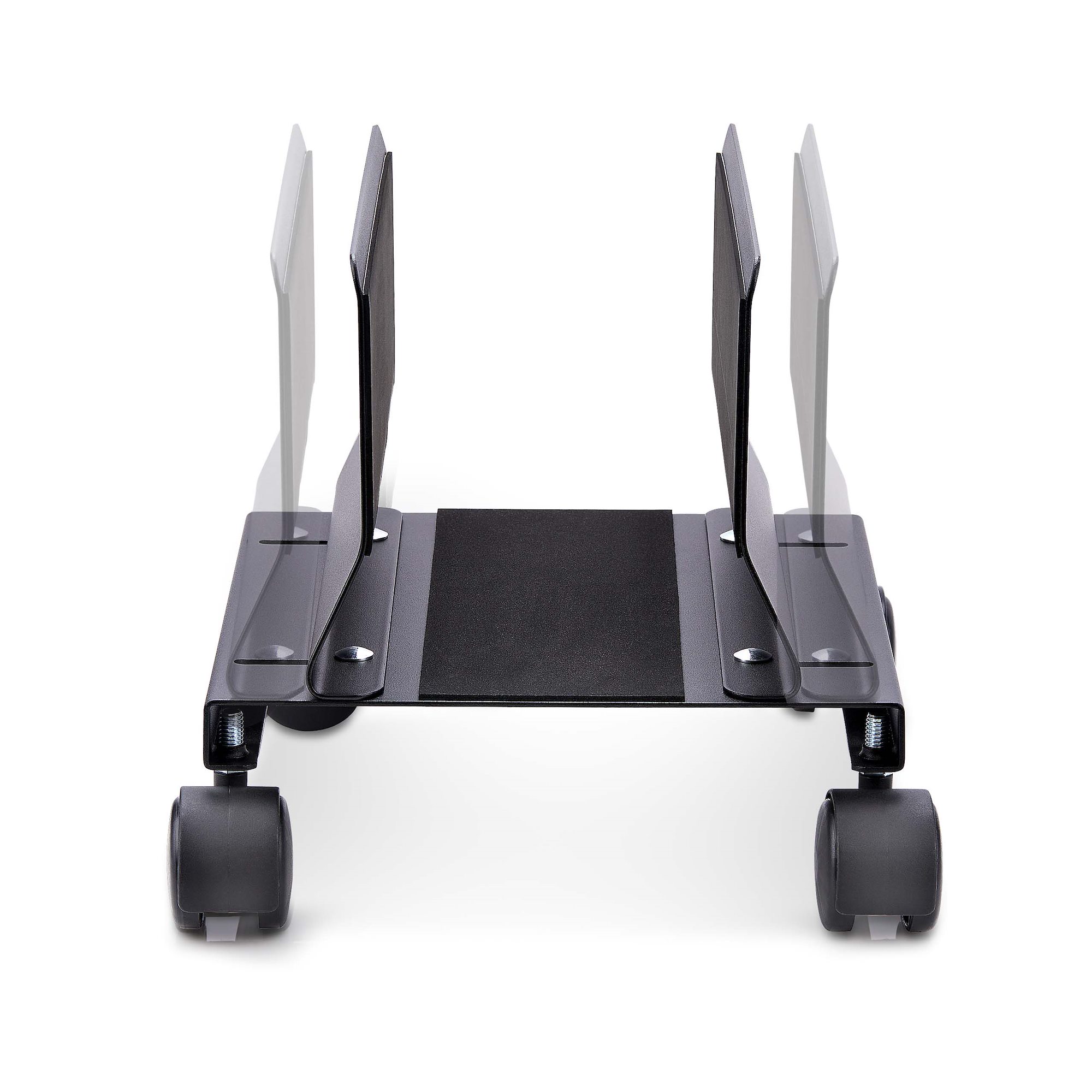 Supporto Per PC Halter LZ-402: Porta CPU Regolabile In Metallo Con Ruote, Bianco