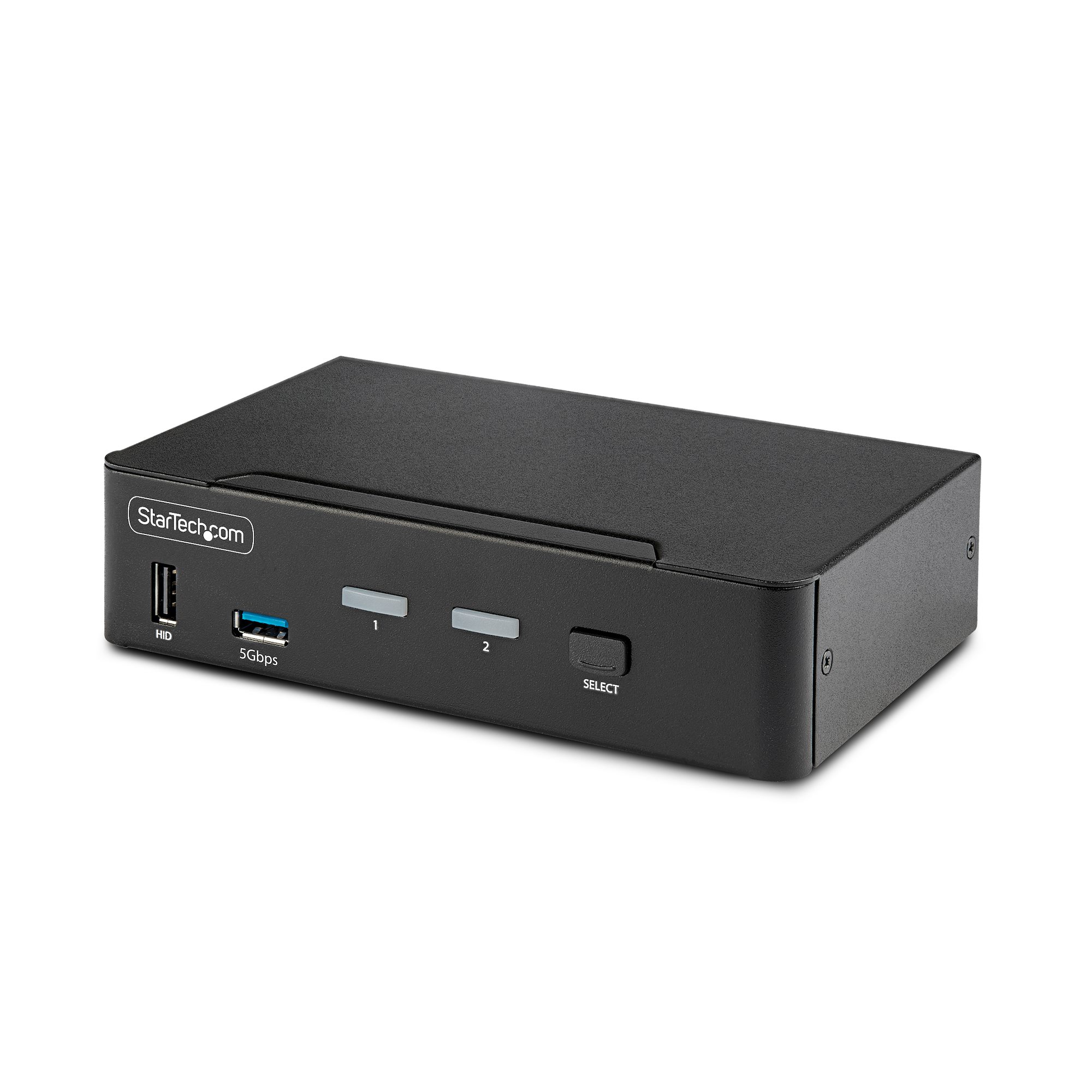 StarTech.com Switch Conmutador KVM de 2 Puertos HDMI 2.0 4K para 1 Monitor  - Vídeo de 4K y 60Hz Ultra HD - HDR - Hub Ladrón