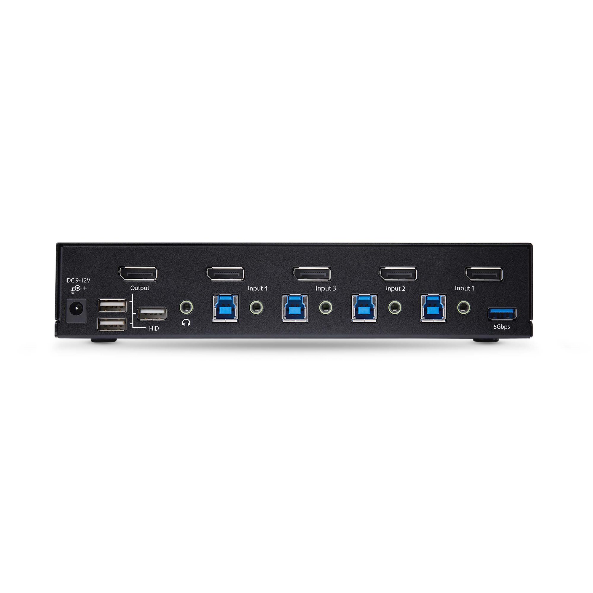 KVM Switch DisplayPort 4 Porte 8K 60Hz | Commutatore DP 1.4 Con 2xUSB 3.0 E 4xUSB 2.0 HID | Selettore Con Pulsante E Hotkey Per 4 PC, Alloggiamento In Metallo