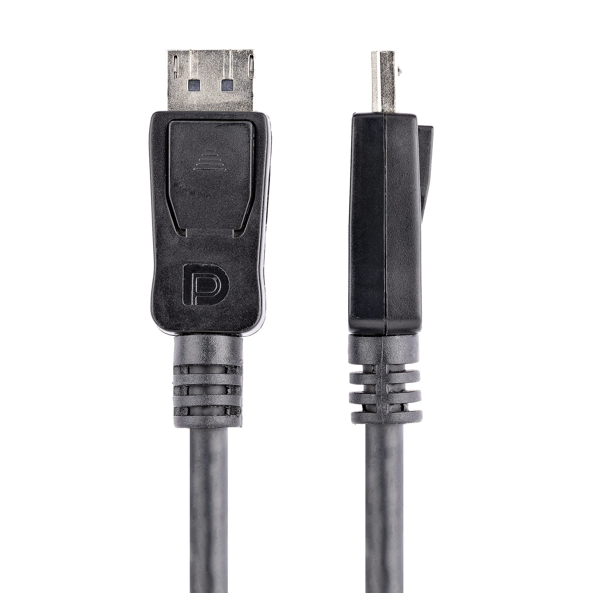 DisplayPort ケーブル／2m／ディスプレイポート1.2 ／VESA規格認定モニターケーブル／4K60Hz／ラッチ付きDPコネクタ オス -  オス