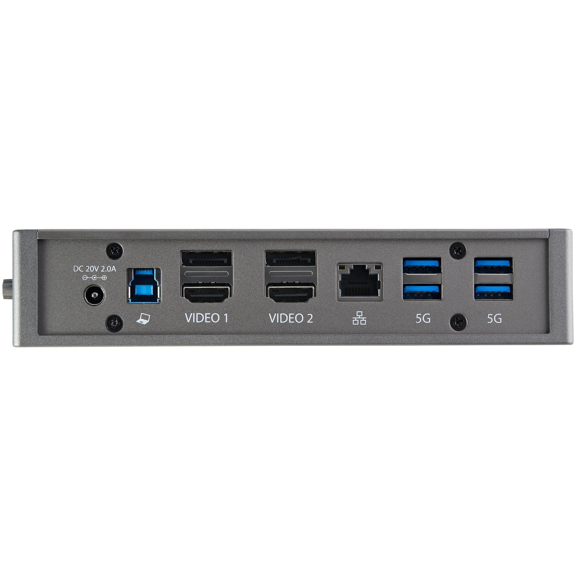 StarTech.com Station d'accueil USB 3.0 à double affichage pour PC portable  - 2x HDMI / 2x DP / HDMI et DP - Dock USB 3 (DK30A2DH)