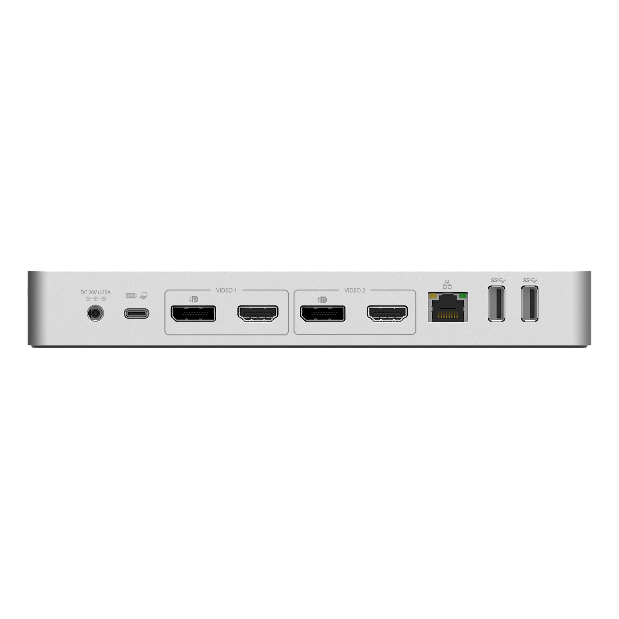 Hybrid USB-C USB-A Dock - 4K60 - 60W PD - USB-C Docking Stations, Universal Laptop Docking Stations