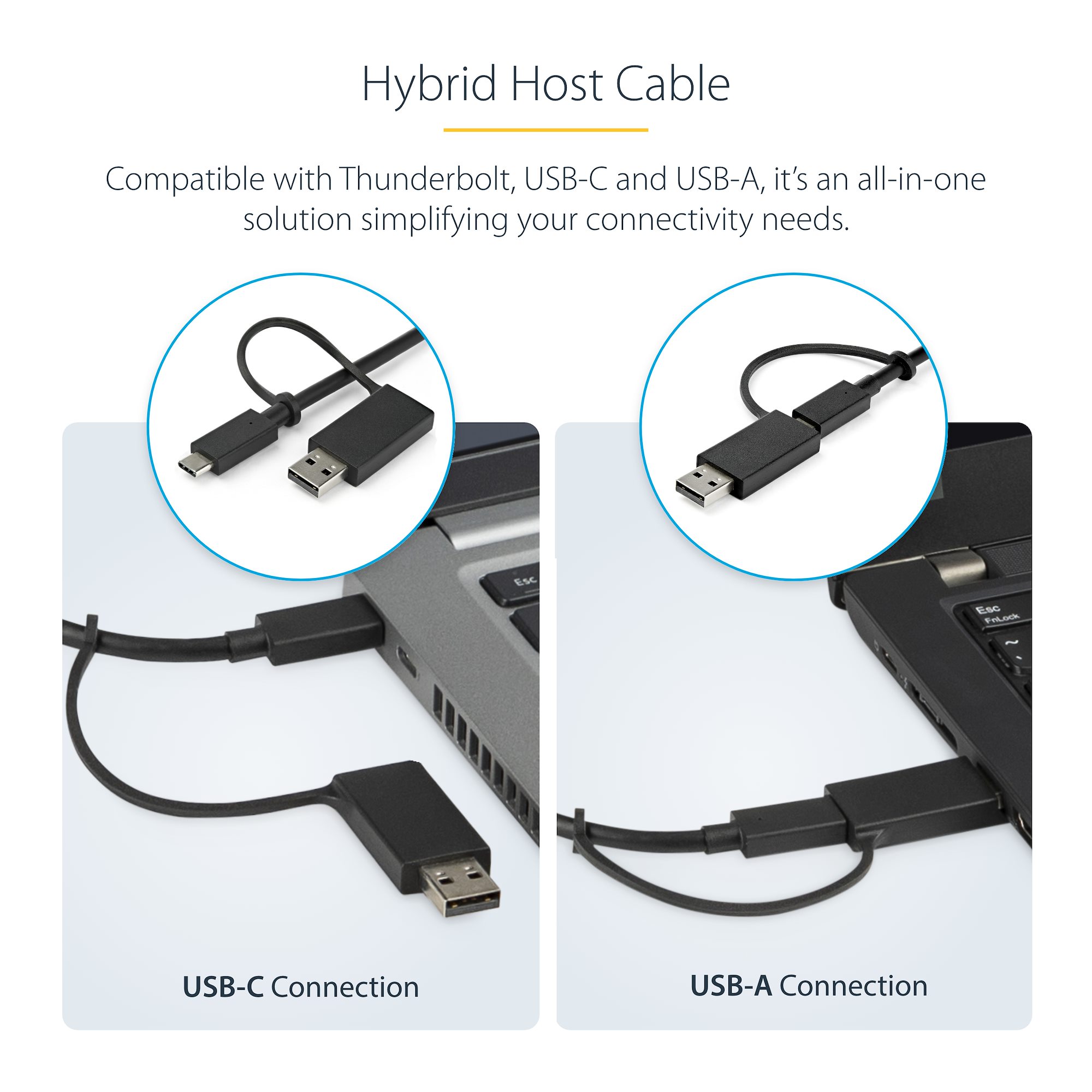NOVOO Hub USB C 4 Porte USB 3.0, Trasferimento Dati 5 Gbit/s, Adattatore USB Porta di