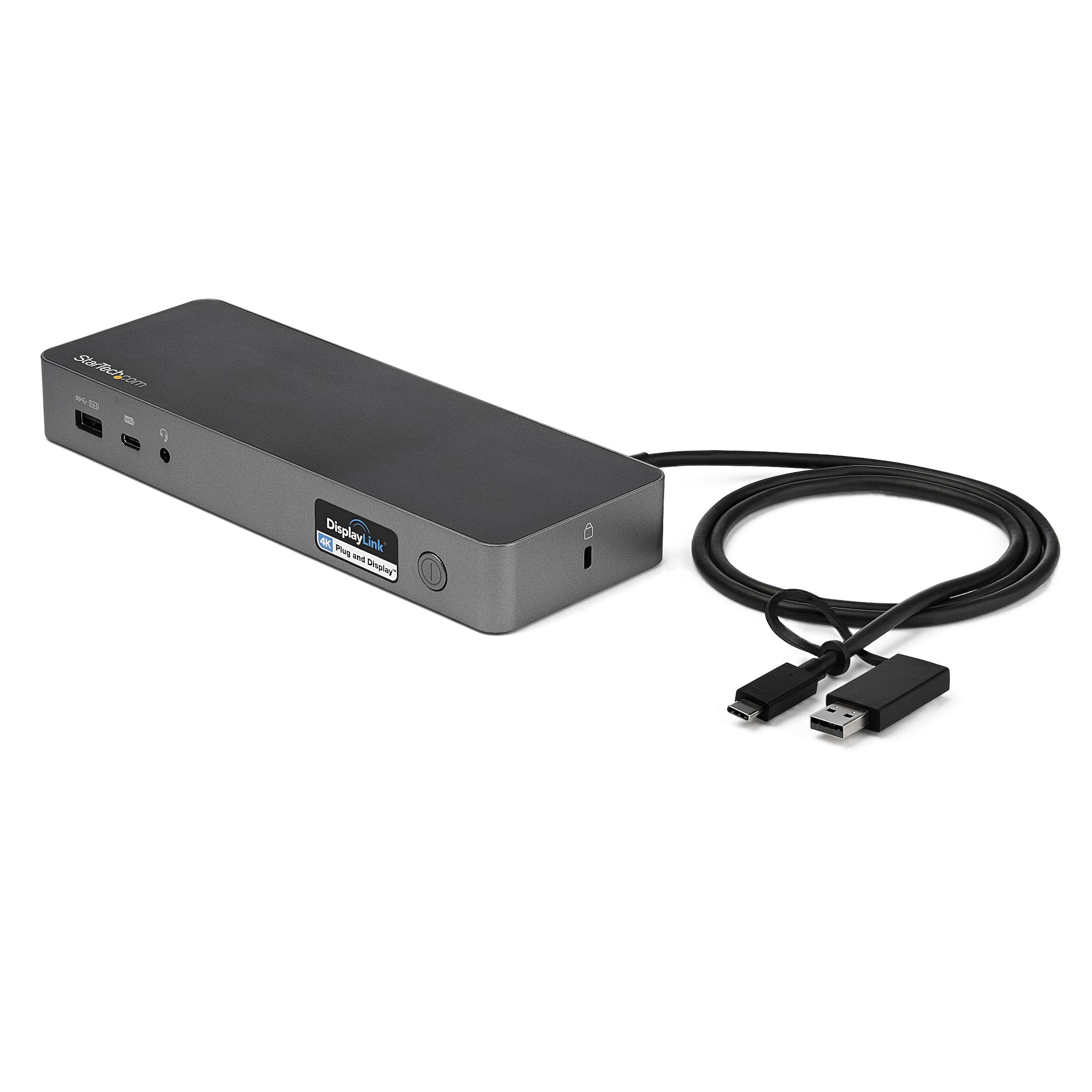 Dock Universel USB-C & USB-A - Station d'Accueil Hybride à Double Écran 4K  60Hz HDMI & Displayport - Hub USB 3.1 Gen 1 - GbE - 60W Power Delivery 