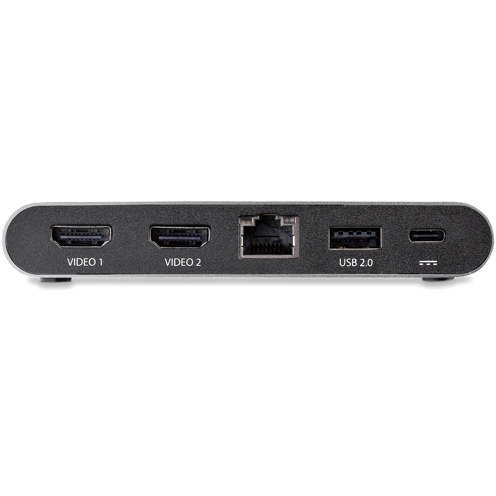 USB C Dock - 4K Dual Monitor HDMI Display - Mini Laptop Docking Station -  100W Power Delivery Passthrough - GbE, 2-Port USB-A Hub - USB Type-C