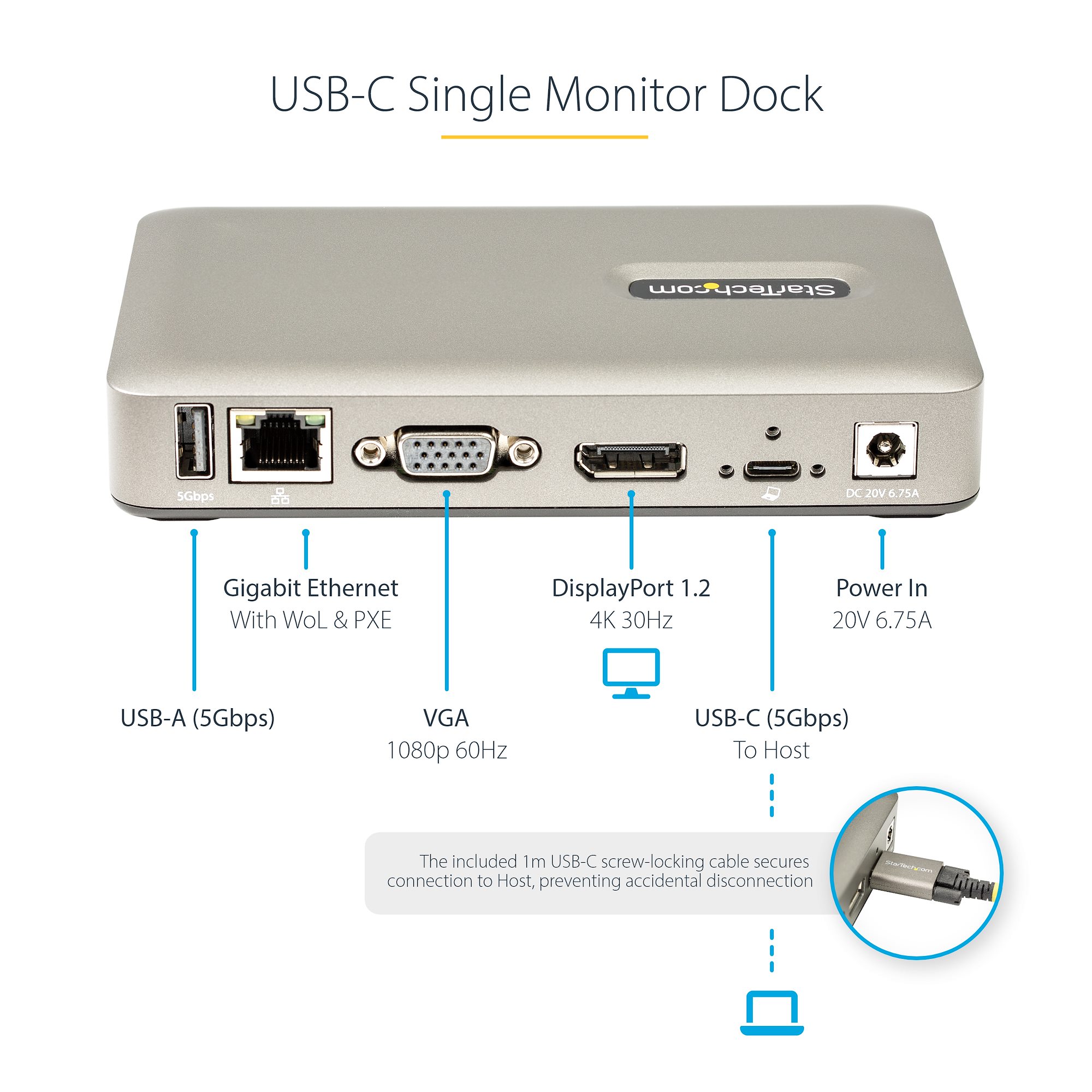 Station d'accueil USB-C à 14 ports, 65 W, avec certification