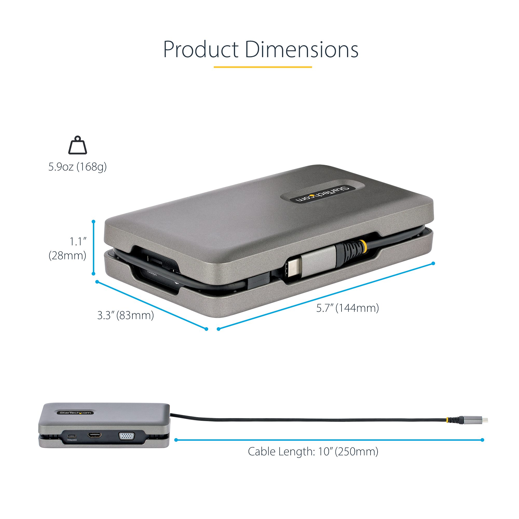 マルチポートアダプター／USB-C接続／デュアルモニター／4K60Hz