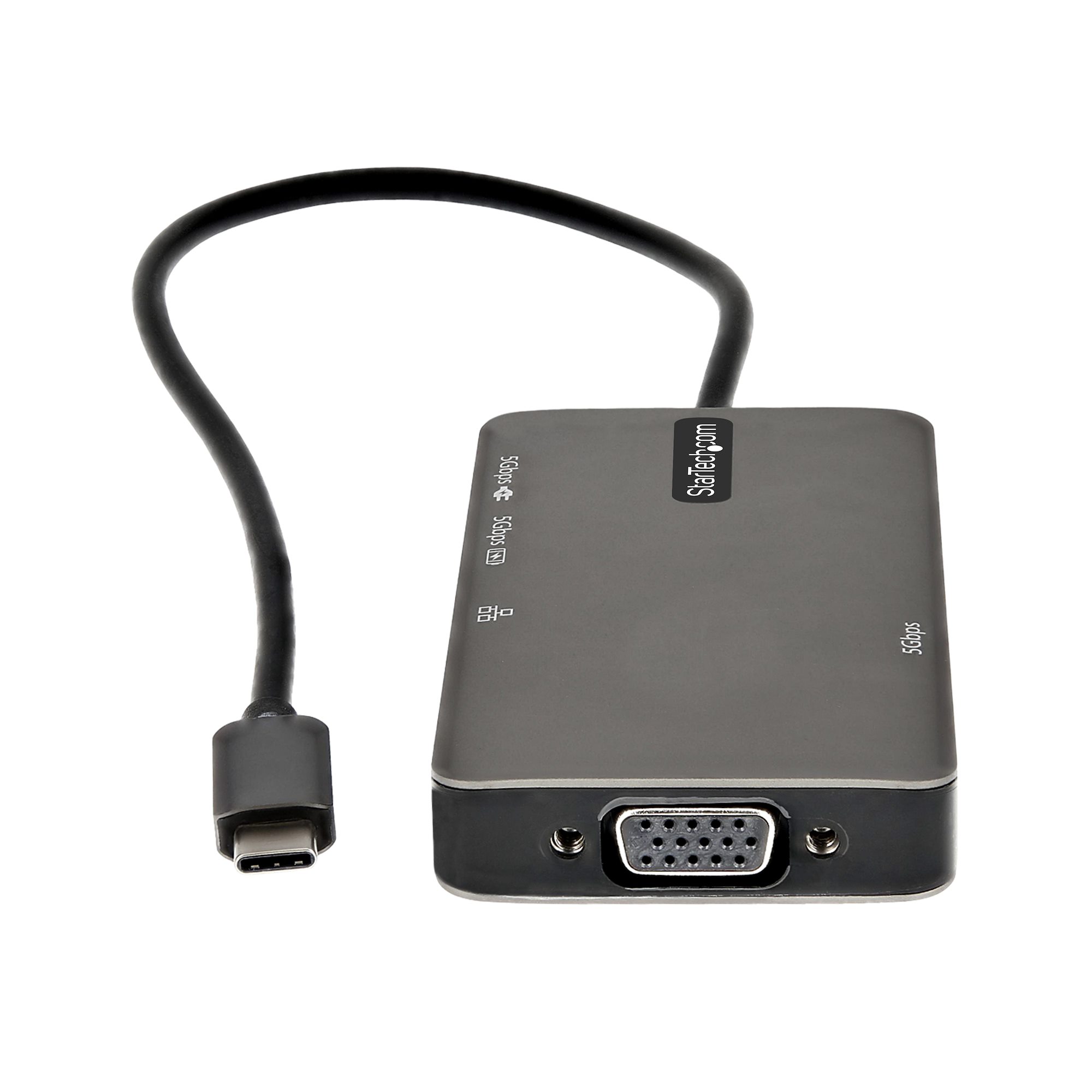 StarTech.com Adaptateur multiport USB-C vers HDMI avec Power Delivery et  port USB-A
