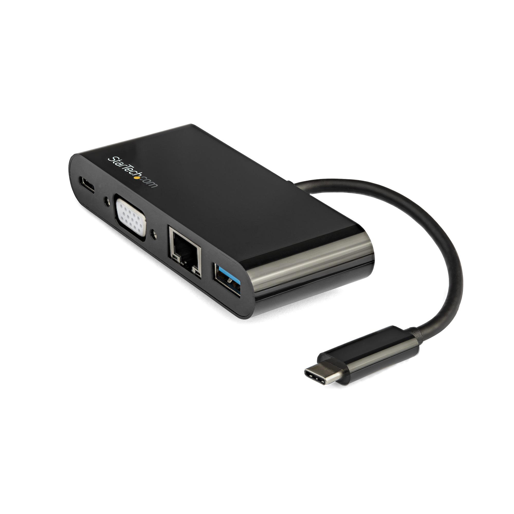 USB C Multiport Adapter VGA/PD/USB-A/GbE - USB-C Multiport