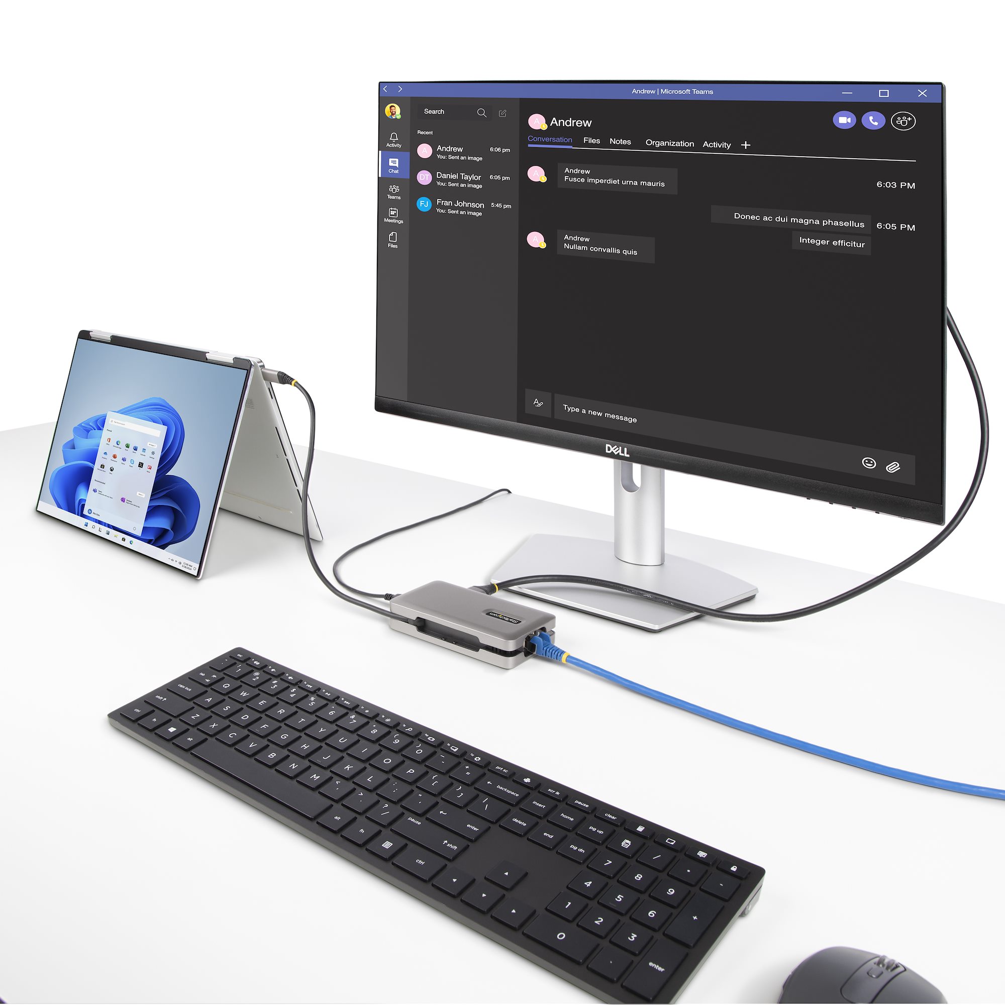 マルチポートアダプター／USB-C接続／シングルモニター／4K60Hz HDMI